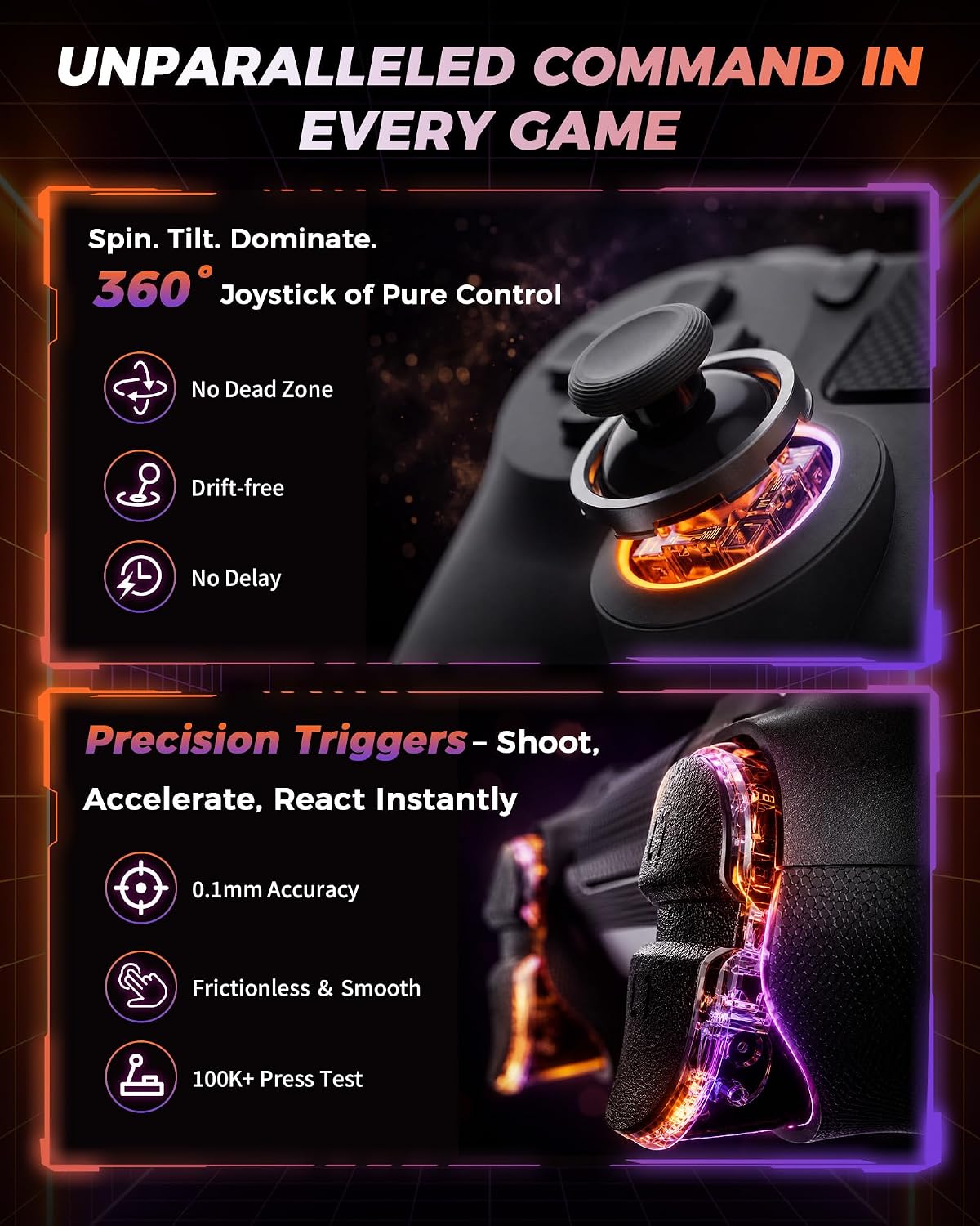 Thumbnail 1 de Suoxiom Wireless Controller P4 – Bluetooth Gamepad