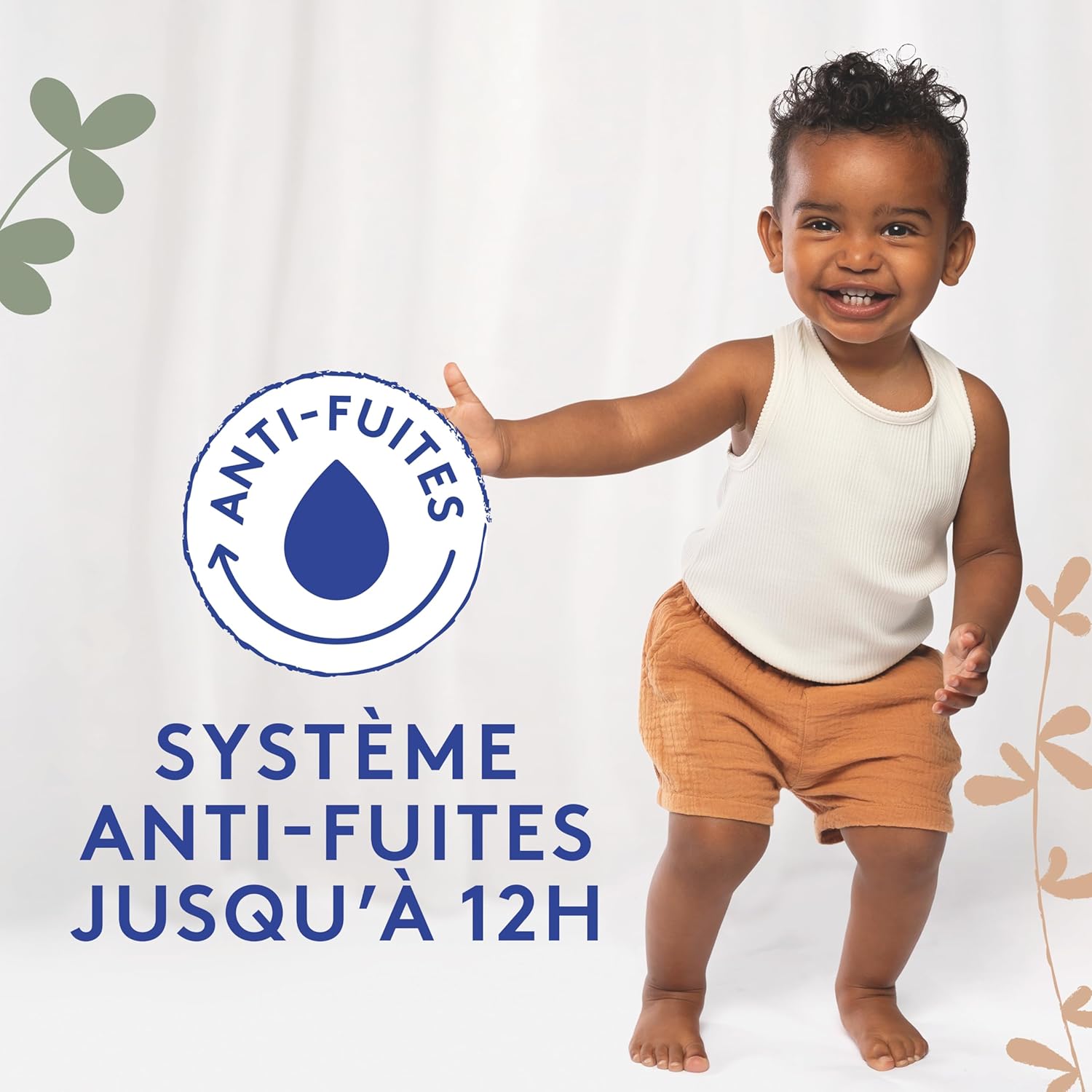 Detalle de Lotus Baby Douceur & Confort - Culottes Taille 4 (9-14 kg) Pack 1 mois - 128 culottes