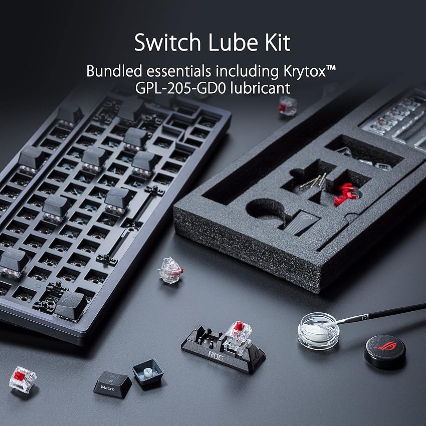 Thumbnail 6 de ASUS ROG Azoth Teclado mecánico gaming 75% con pantalla OLED