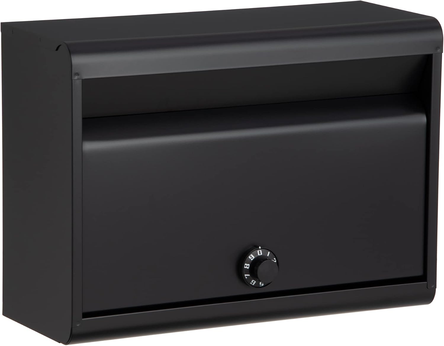 Detalle de グリーンライフ FH-50DMBK 壁掛けポスト A4対応・2桁ダイヤル錠・マットブラック