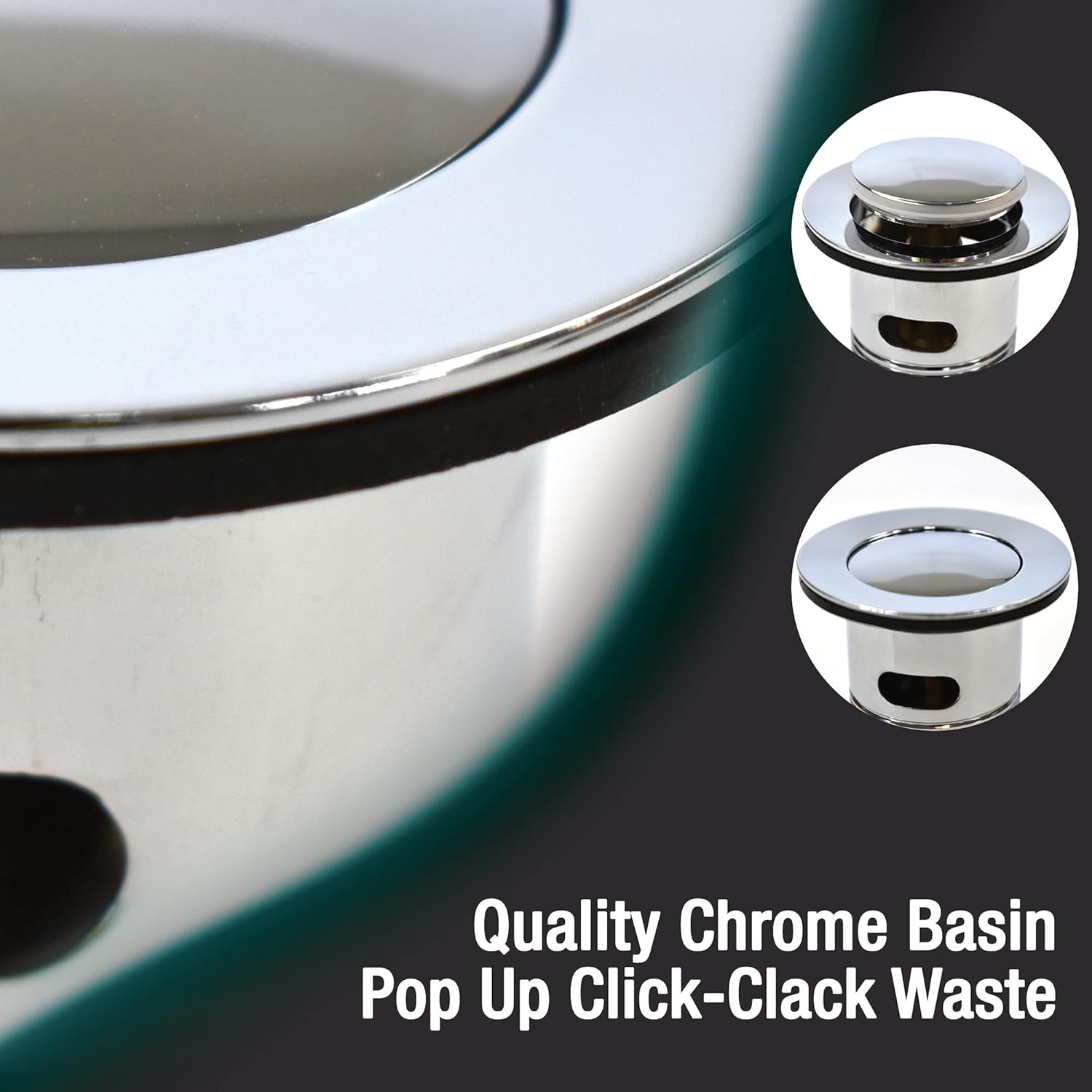 Detalle 2 de Xcel Home Replacement Slotted Chrome Basin Waste 10