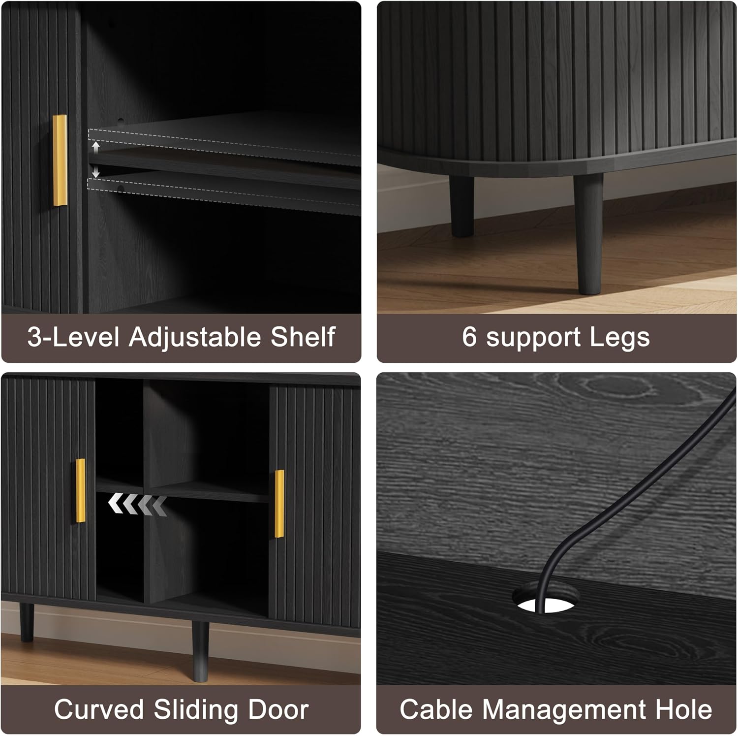 Detalle 1 de DHH TV Stand, 70.8-Inch