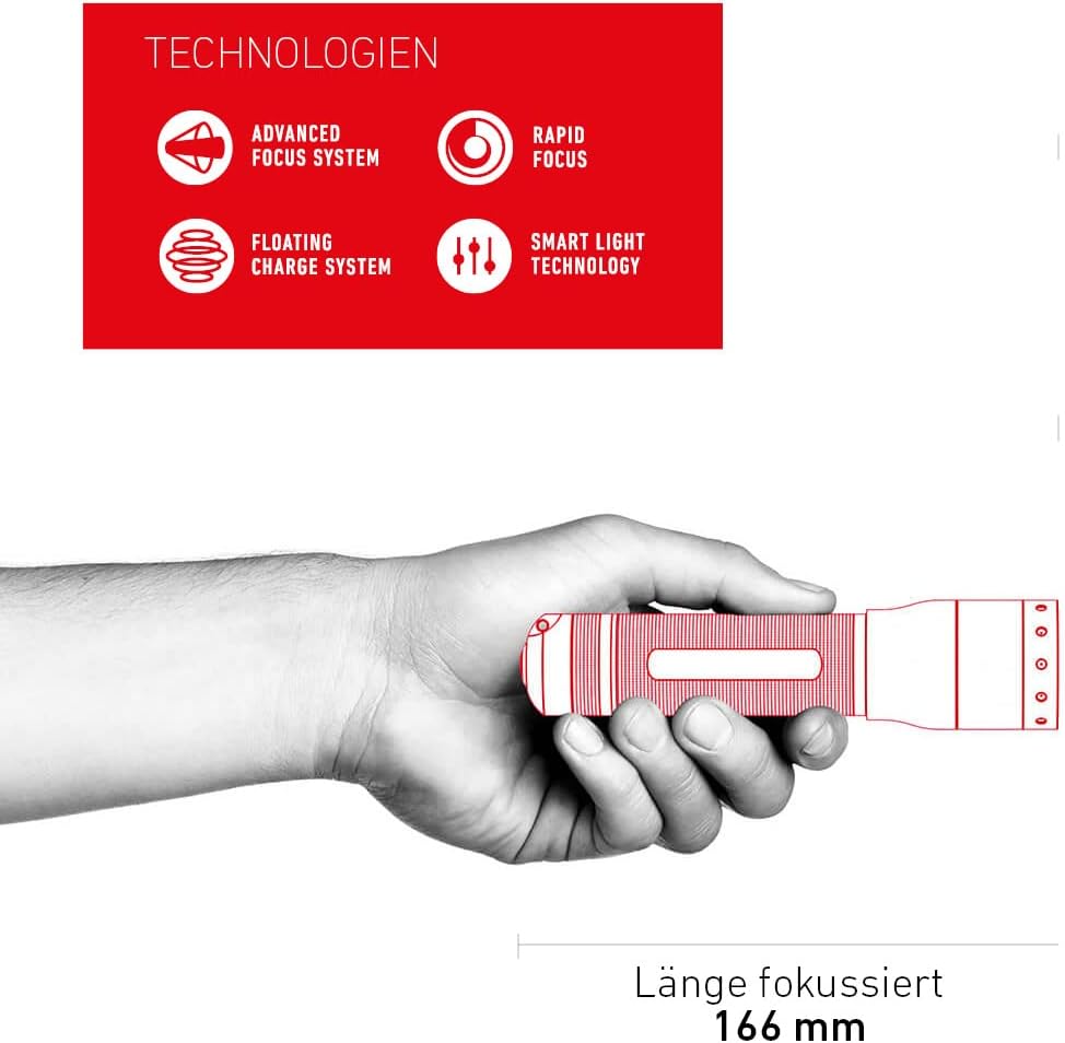 Thumbnail 2 de Ledlenser P7 rechargeable (2017 Gen 1) – lampe de poche focalisable, 1000 lumens, autonomie 40 h