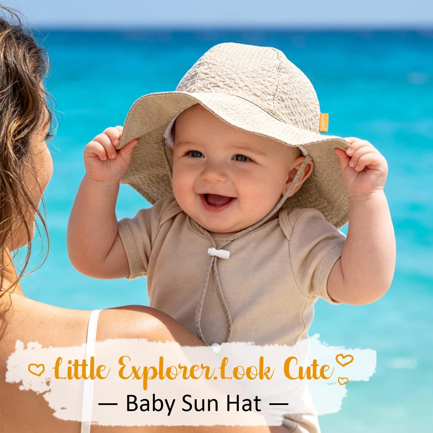 Detalle de Baby Sun Hat with Adjustable Fit