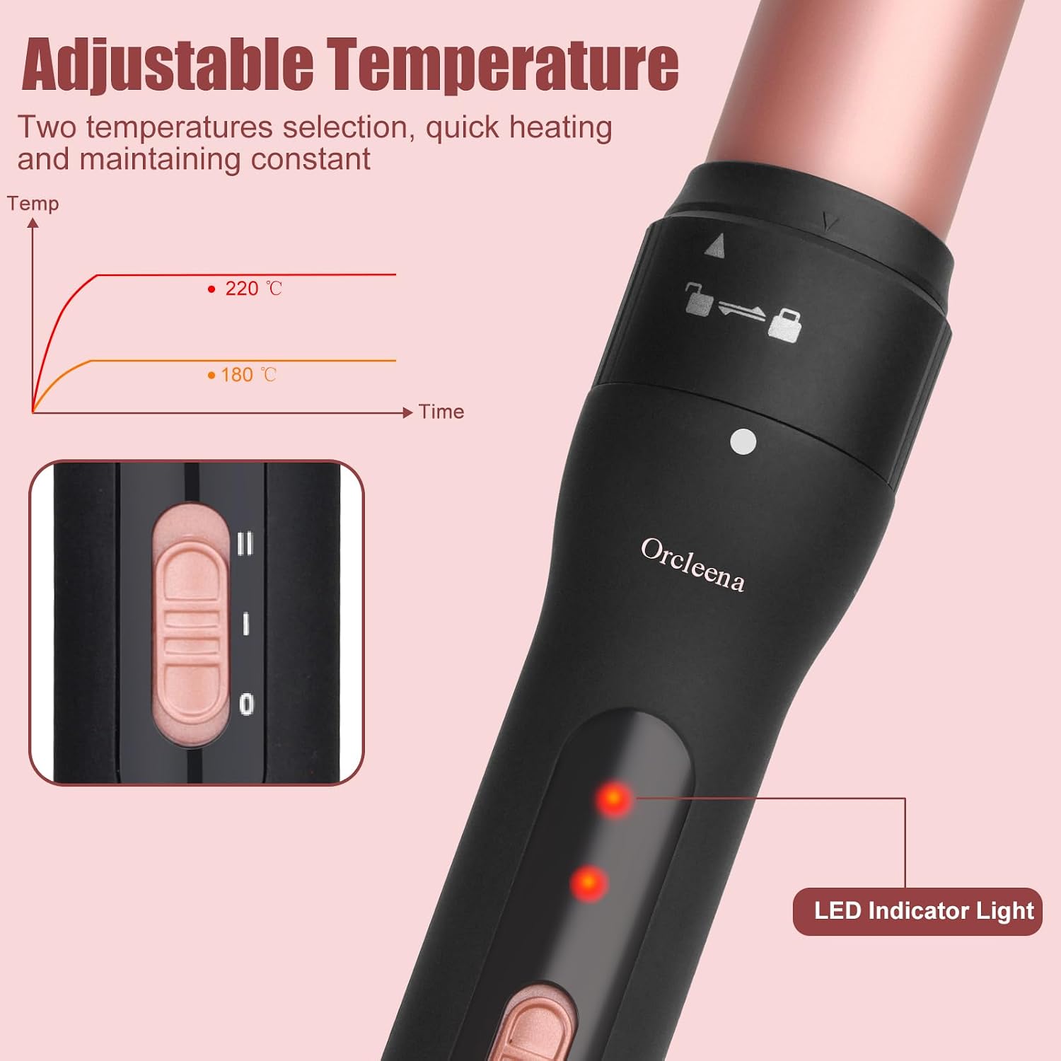 Thumbnail 2 de ORCLEENA Curling Wand 3-in-1 32mm