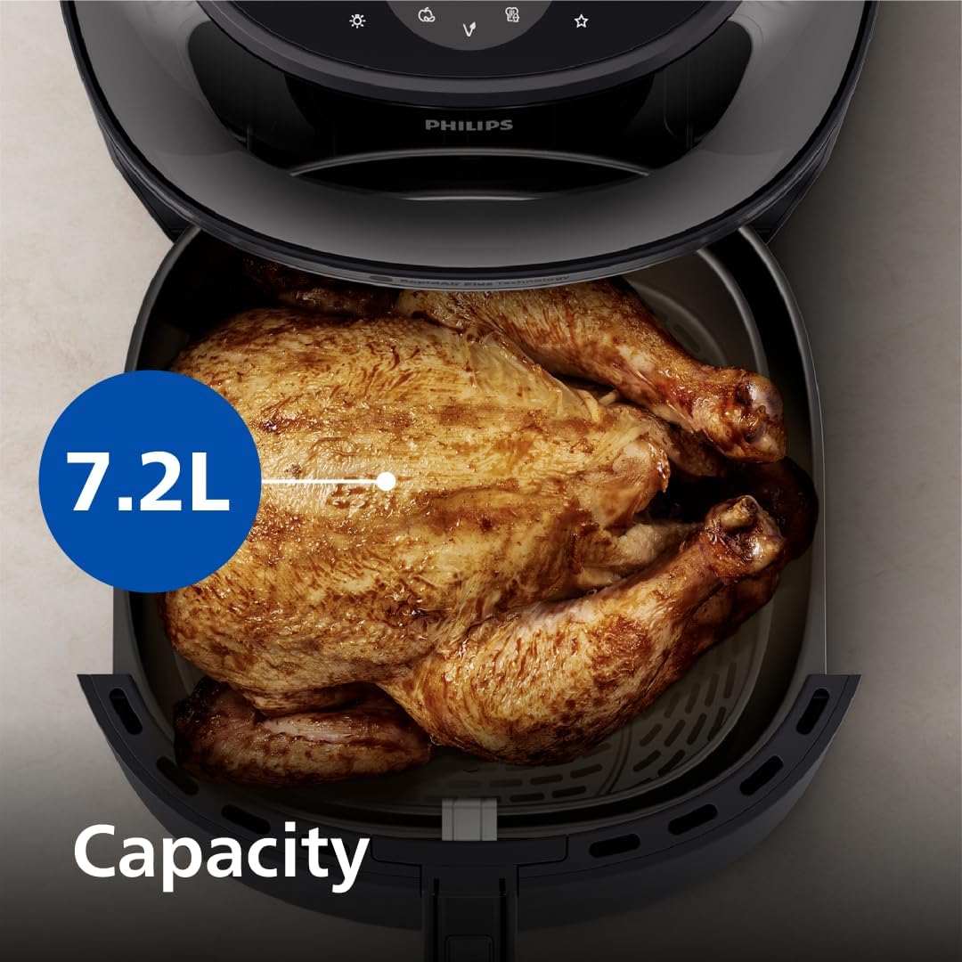 Detalle de Philips Airfryer 3000 Series 7.2L with Cooking Window and 16-in-1 Functions