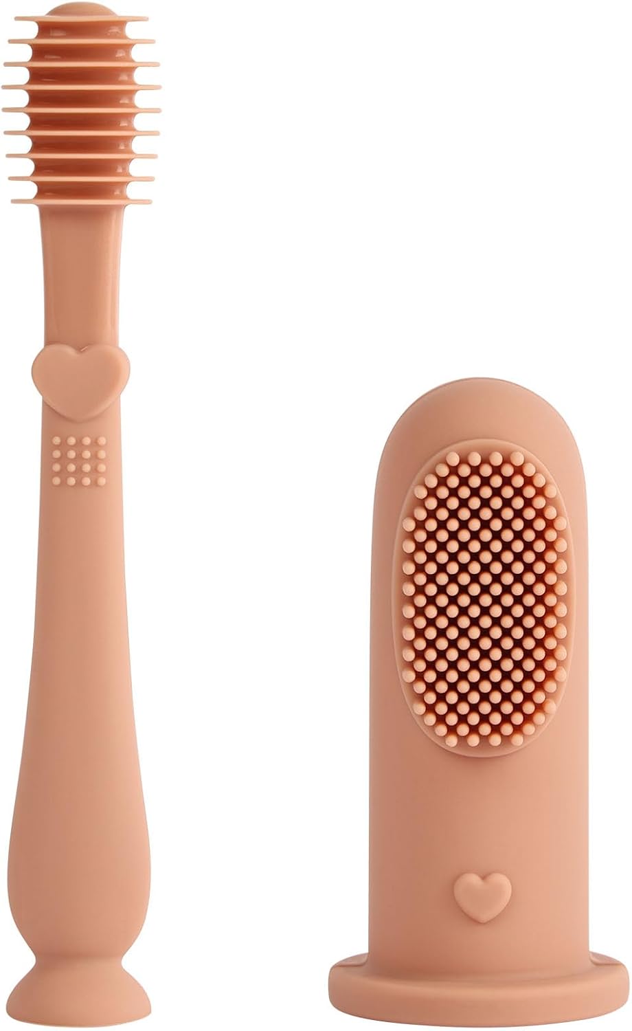 Detalle de Vicloon Spazzolini neonati in silicone 2 pezzi per 6–18 mesi 🦷
