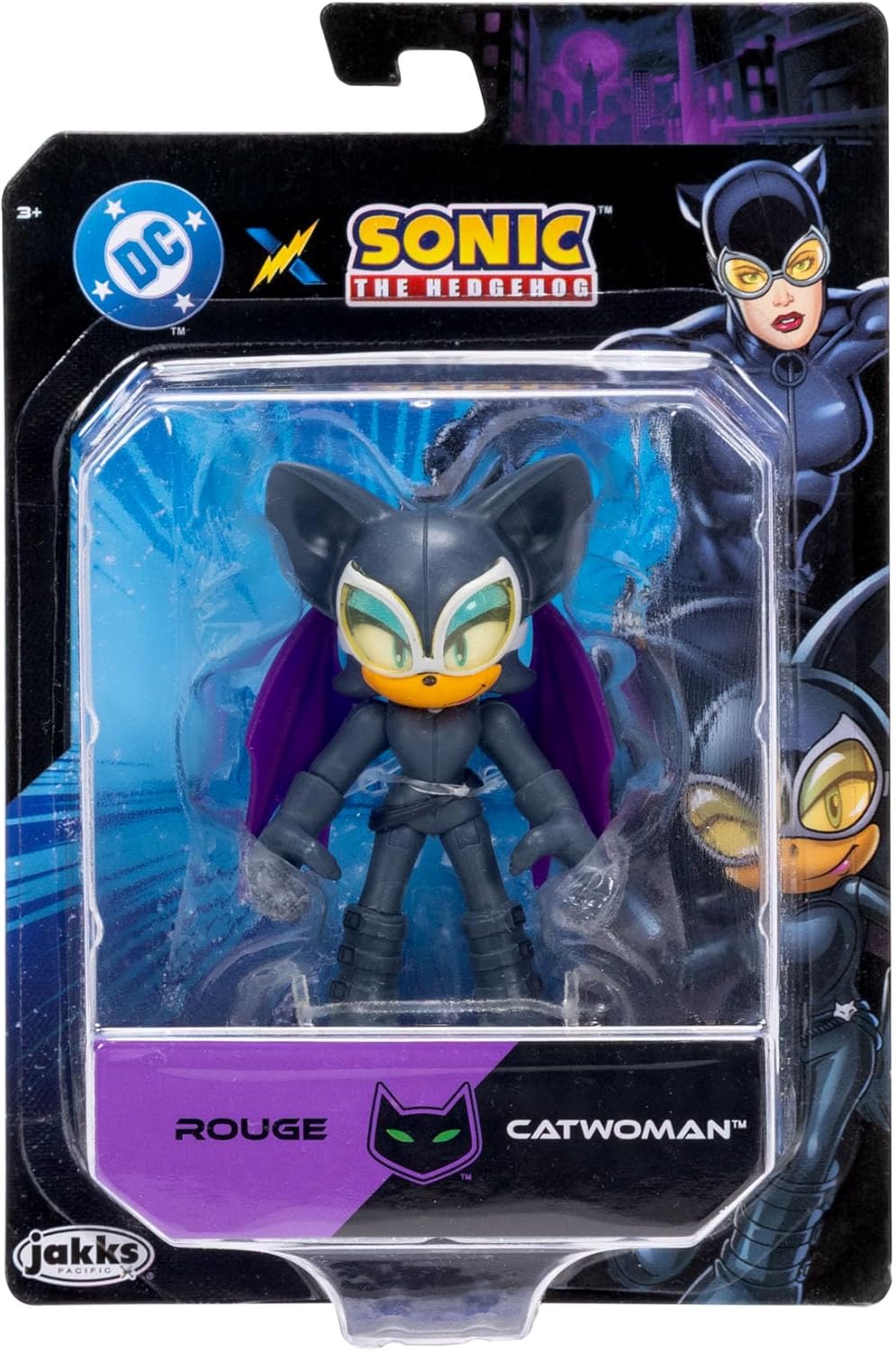 Detalle de DC X Sonic Collectable 2.5 Inch Scale Action Figure: Knuckles, Silver Rouge, Dr. Eggman