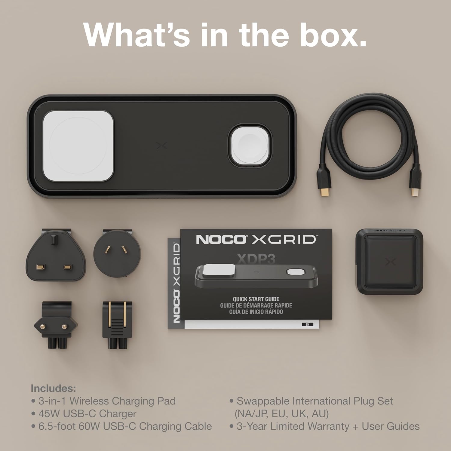 Thumbnail 6 de NOCO XGrid XDP3 3-in-1 Wireless Charging Pad