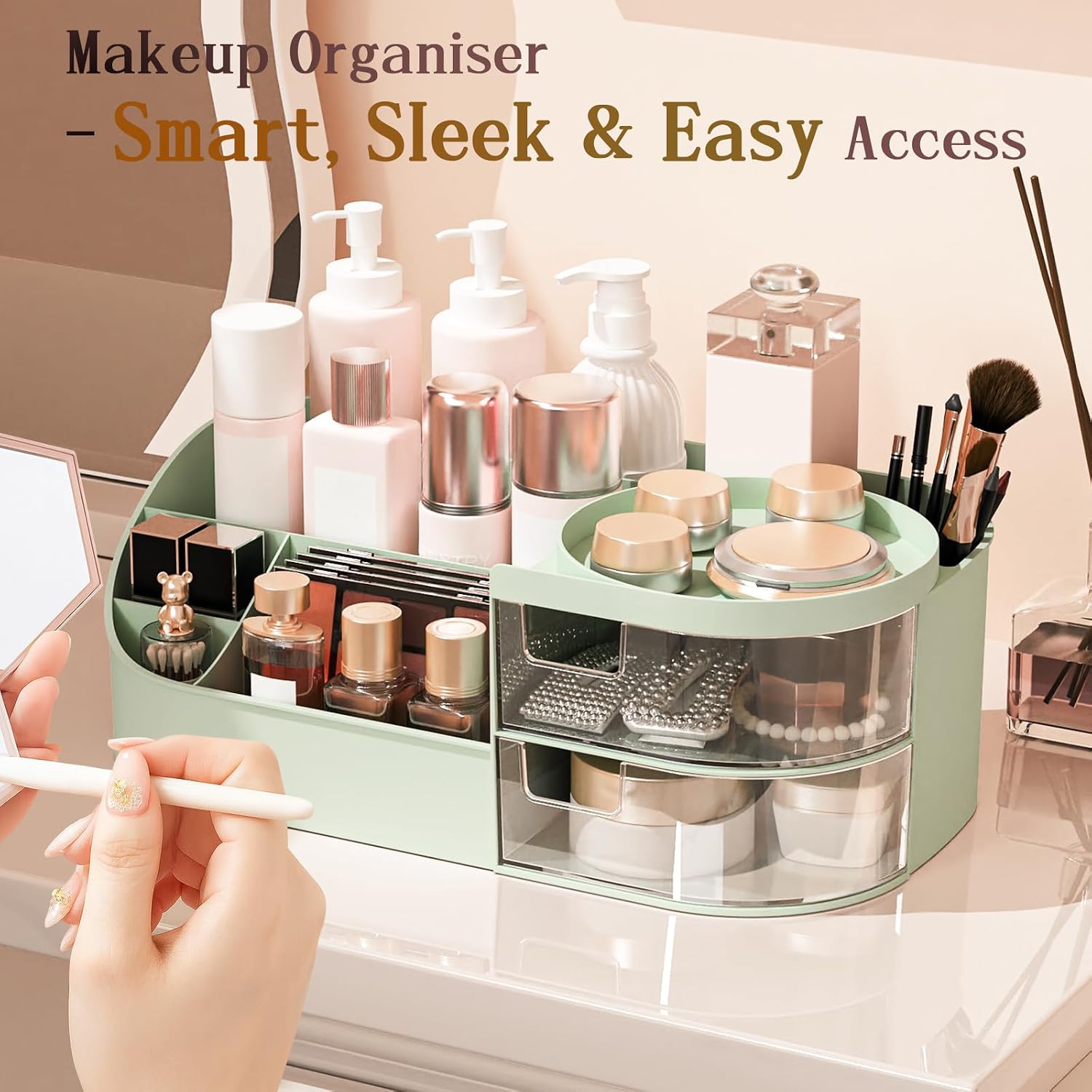 Thumbnail 4 de Makeup Organiser Large 28 x 16 x 10.5 cm