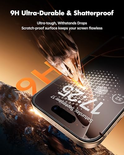 Detalle 2 de UNBREAKcable Privacy Screen Protector for iPhone 16 Pro 6.3"