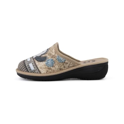 Detalle de JOMIX chaussons femme talon compensĂ© đ·