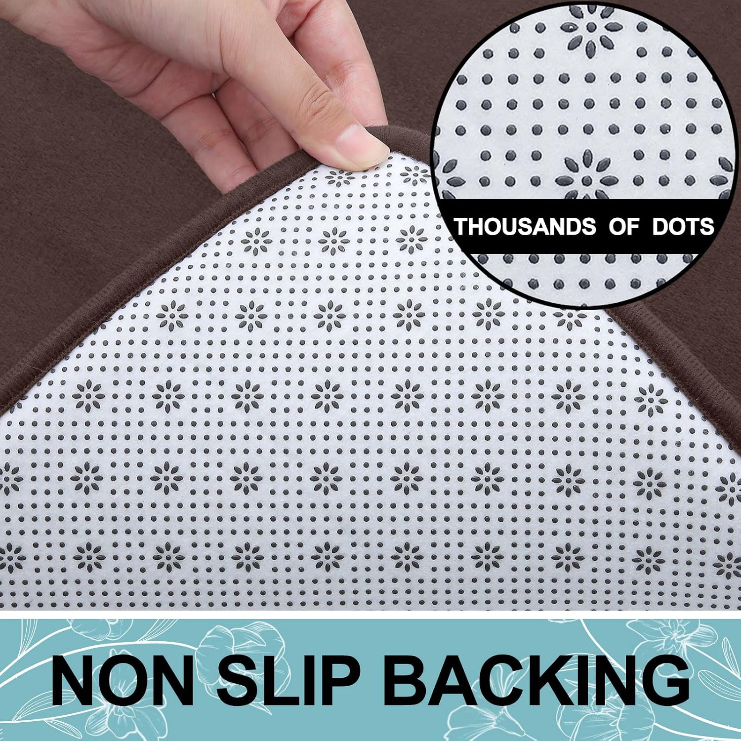 Detalle de Smiry Memory Foam Bath Mat 47x17
