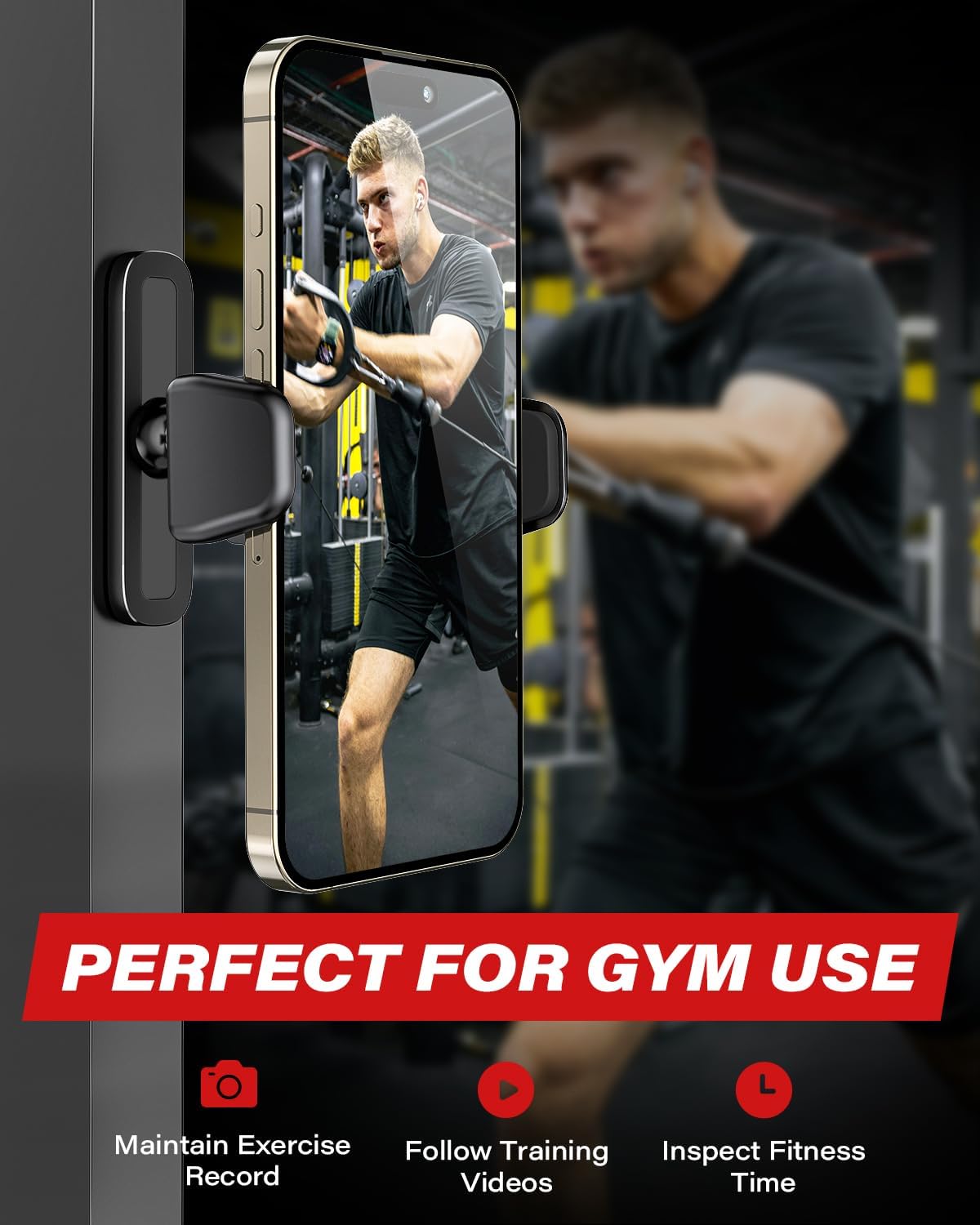 Thumbnail 2 de APPS2Car Gym Magnetic Phone Holder 360°