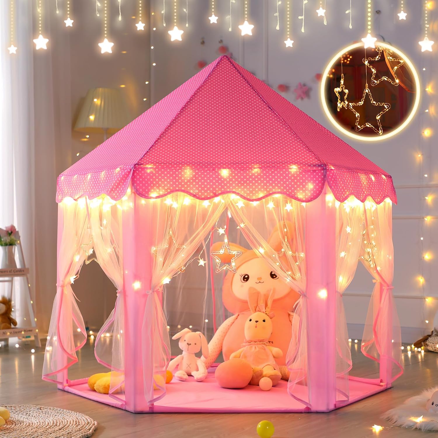 Detalle 2 de Monobeach Princess Castle Play Tent