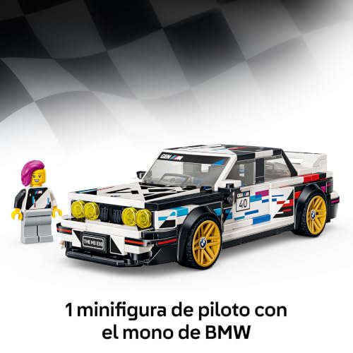 Thumbnail 6 de LEGO Speed Champions BMW M3 (E30) 77263, maqueta de carreras con piloto