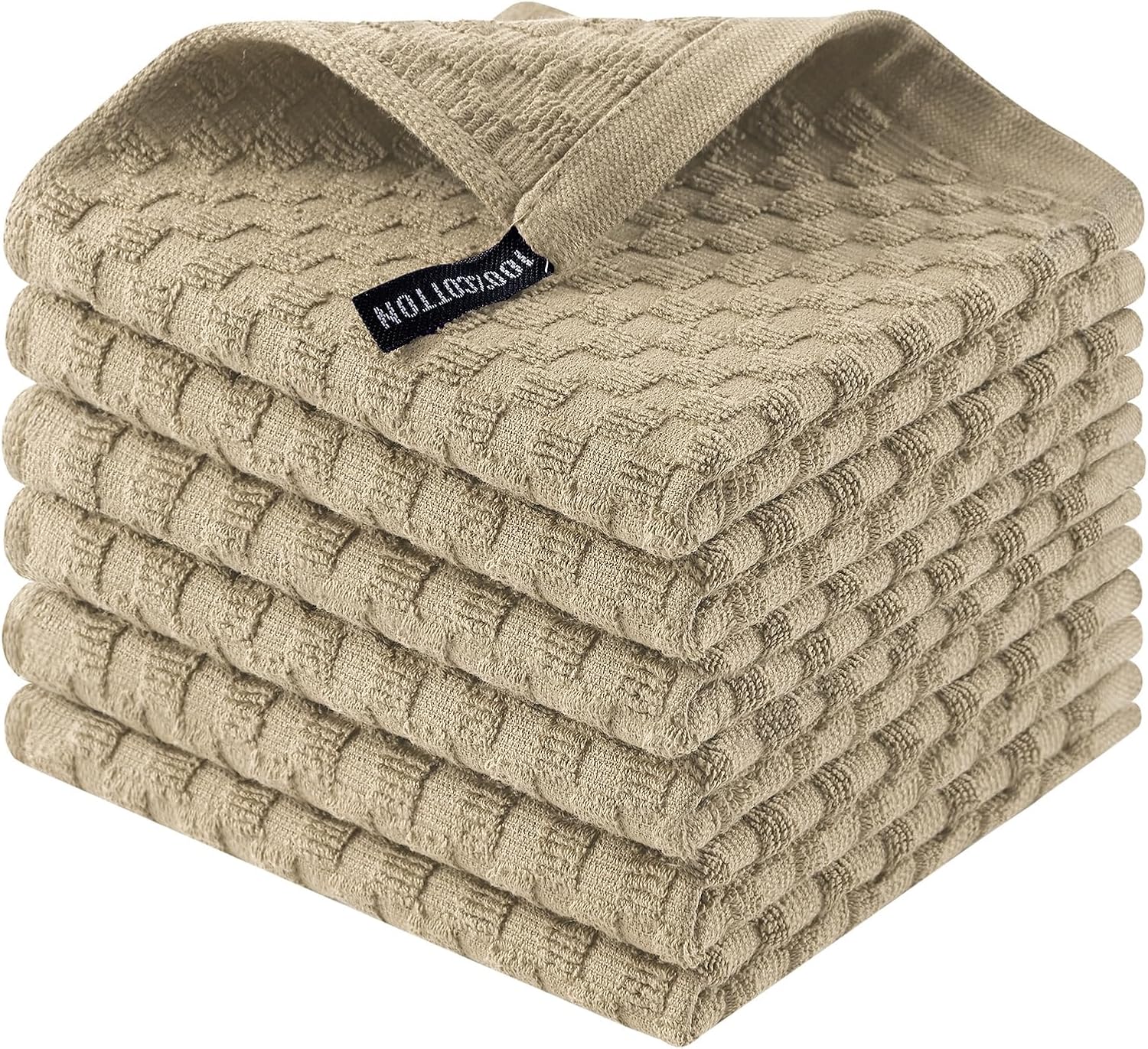 Detalle de Homaxy Cotton Dish Cloths 12" x 12