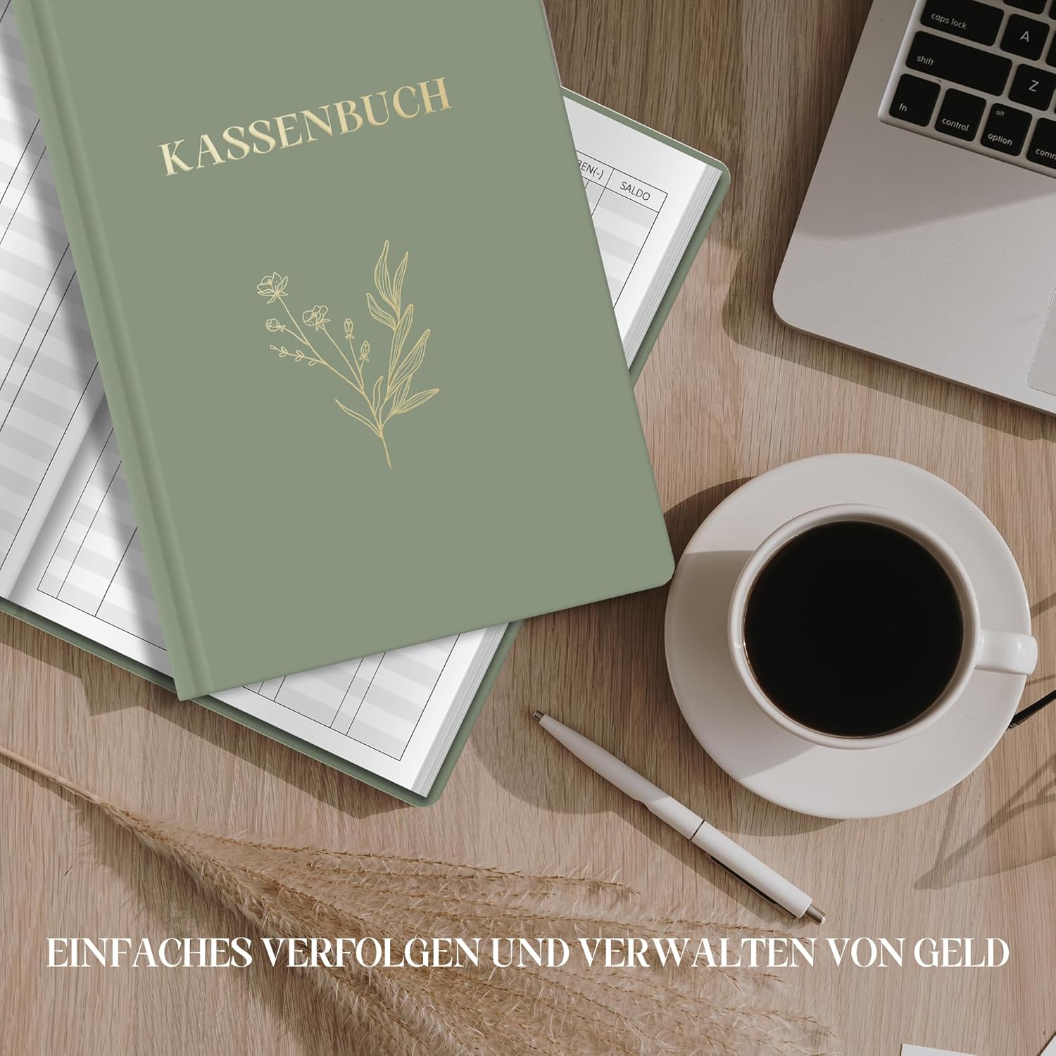 Thumbnail 1 de BIROYAL Kassenbuch A5 mit 120 Seiten – Haushaltsbuch & Budget Planner für Einnahmen und Ausgaben