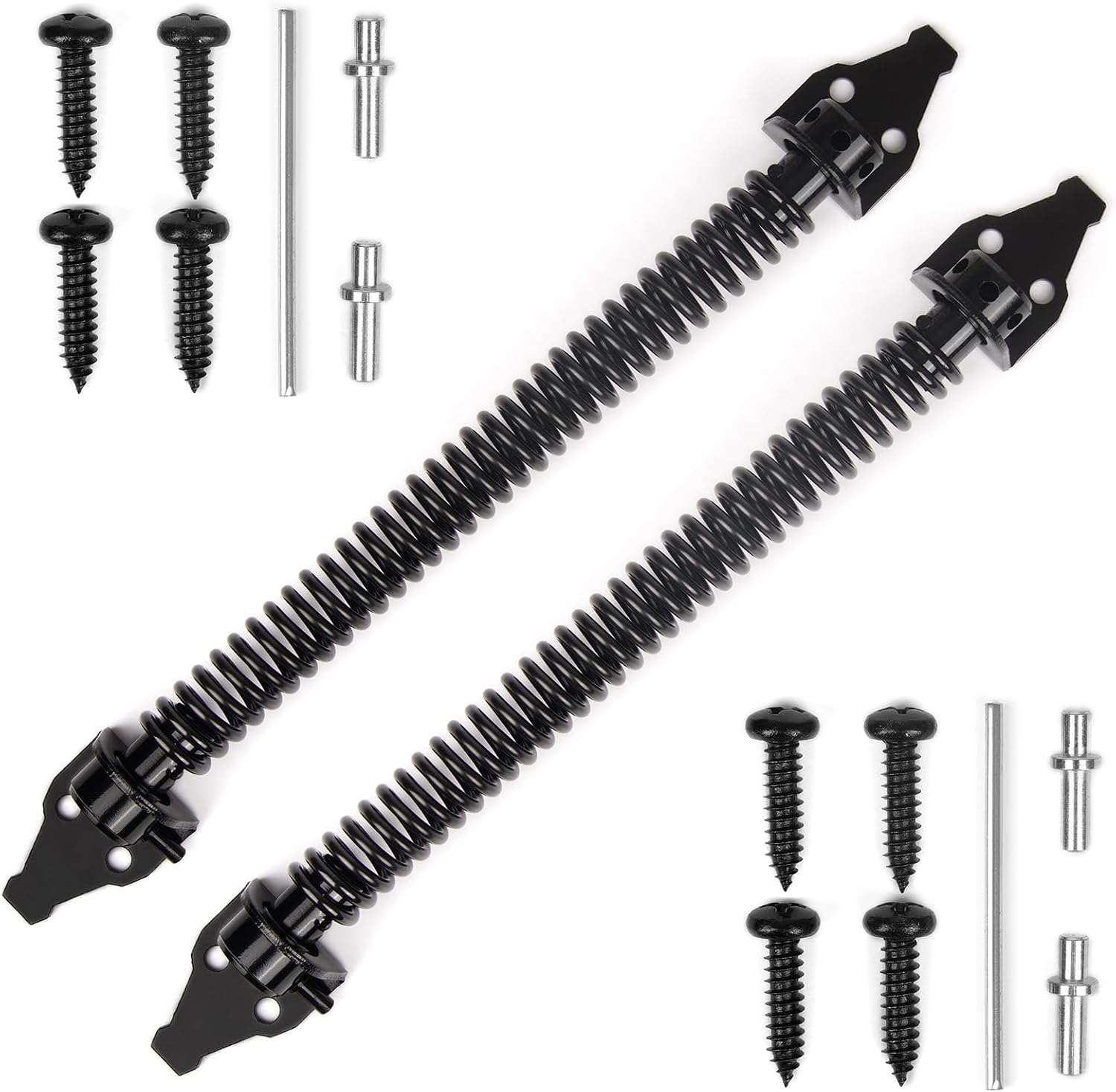 Thumbnail 6 de 14 Inch Self-Closing Gate Spring Hardware for Wooden Gates – Adjustable, Durable Black Gate Closer