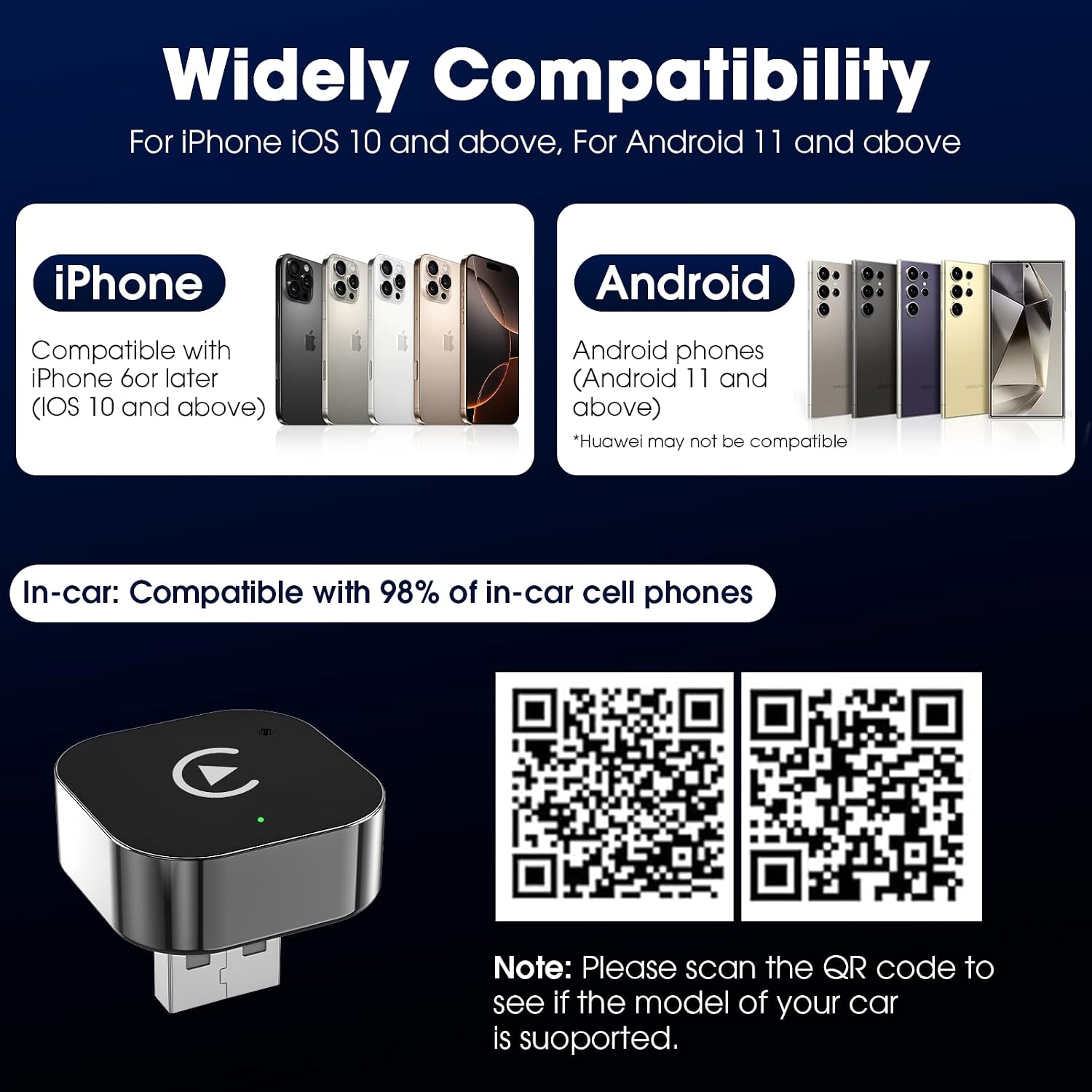 Detalle 2 de Wireless CarPlay Adapter 2025