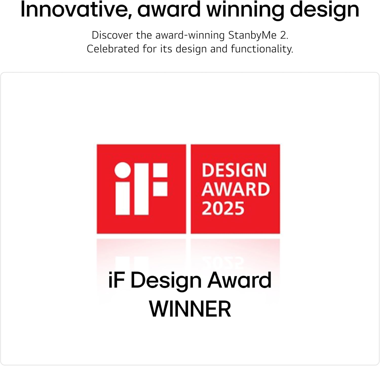 Thumbnail 1 de LG 27LX6TDGA StanbyME2 27-inch portable Smart Screen with built-in battery and webOS