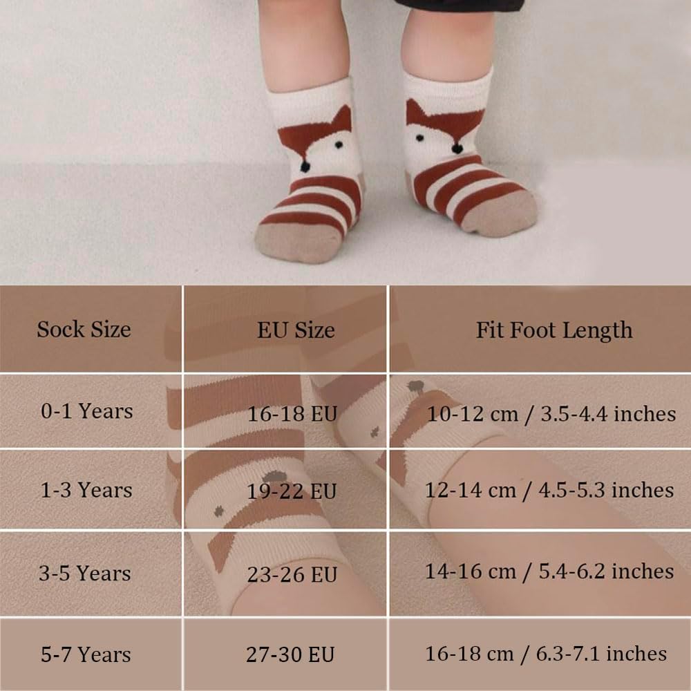 Thumbnail 5 de FedMois Baby Sneaker Socken ABS rutschfest 5er Pack