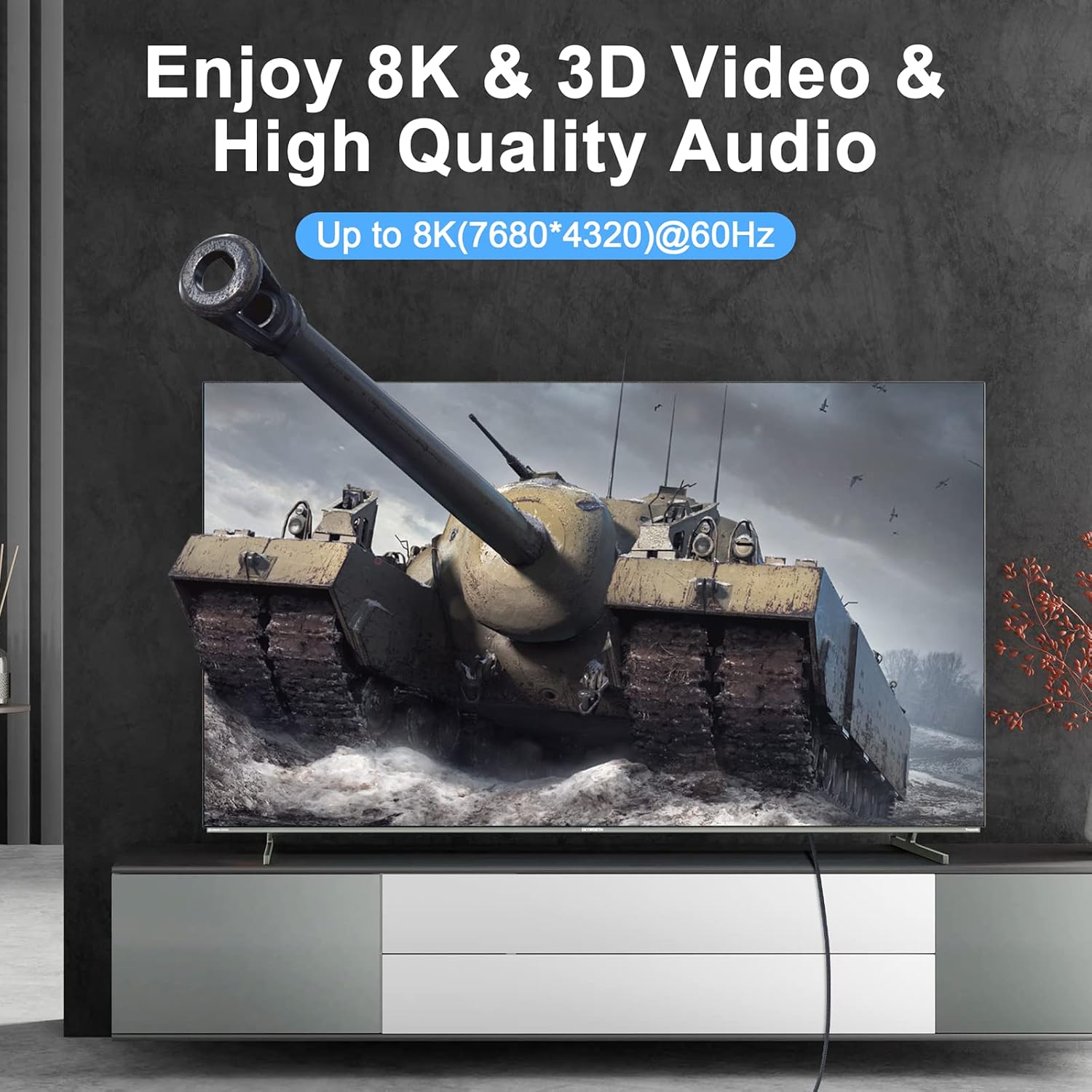Thumbnail 5 de Thsucords 8K HDMI Kabel 5 m