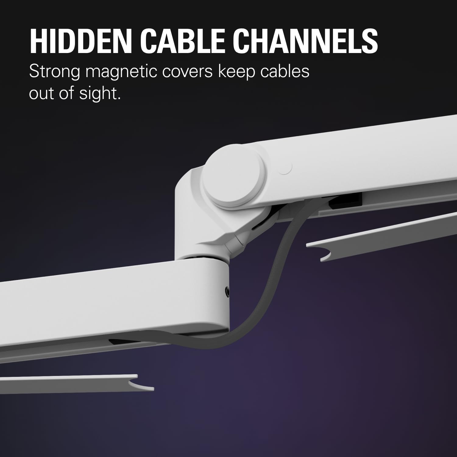 Thumbnail 6 de Elgato Wave Mic Arm Pro White: Low-Profile Gas-Spring Microphone Arm