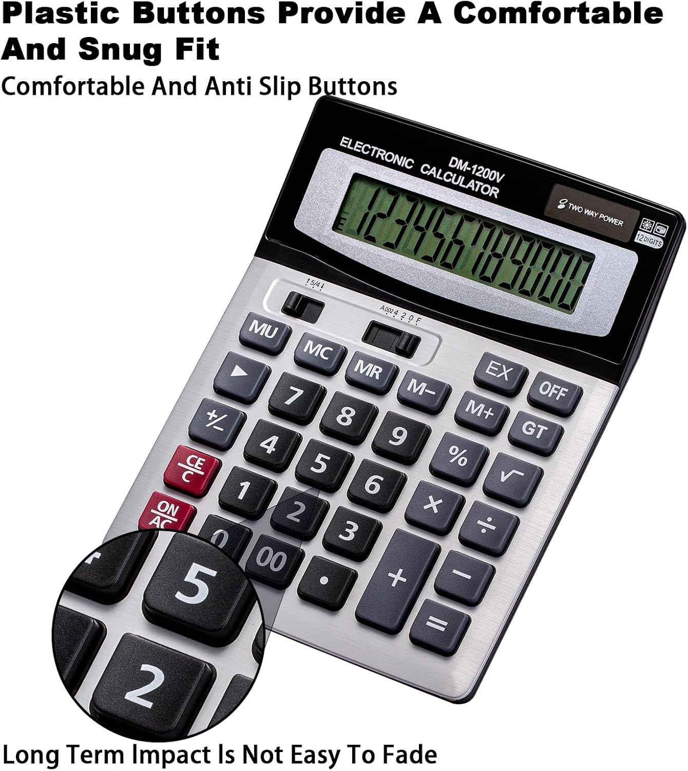 Thumbnail 3 de YEBMoo YE1200v 12‑Digit Calculator