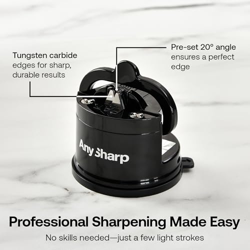 Thumbnail 3 de AnySharp Knife Sharpener: Hands-Free Safety, PowerGrip Suction and Precise, All-Kitchen Sharpening