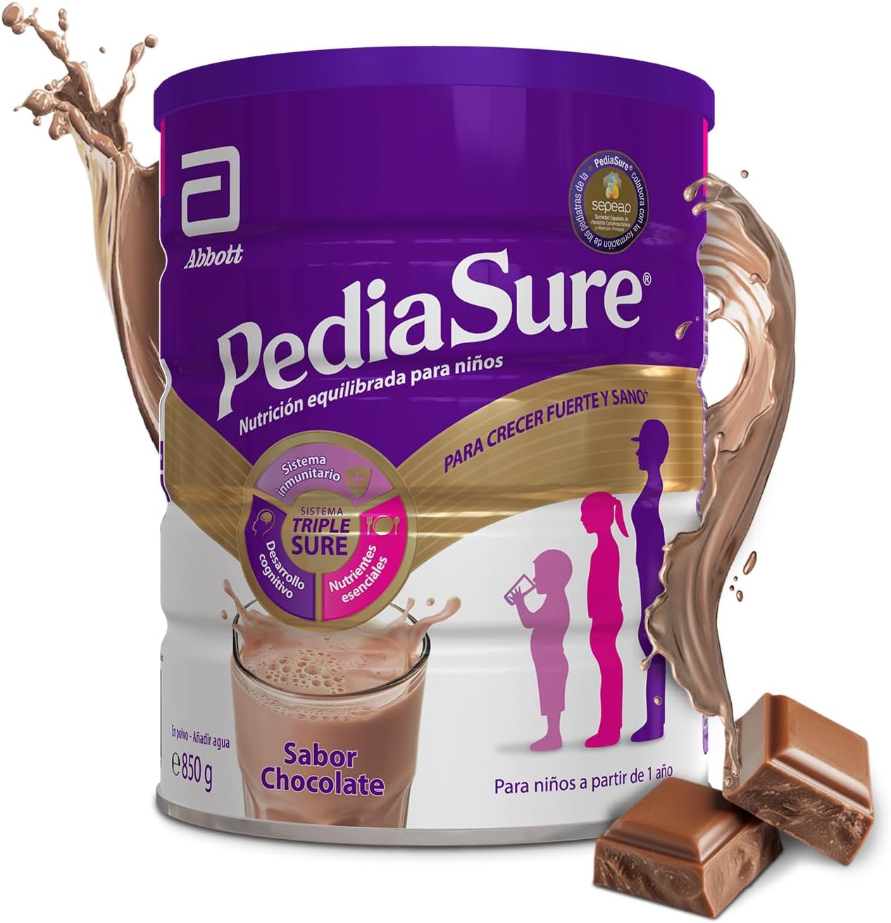 PediaSure Chocolate 850g - Complemento Nutricional Infantil