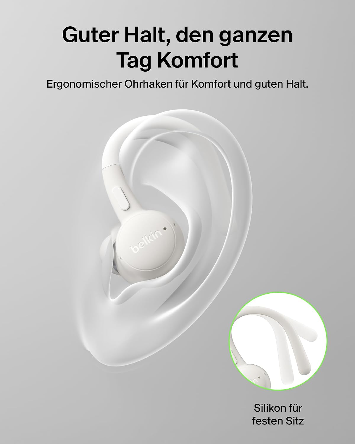 Detalle 2 de Belkin SoundForm ActiveFit Kopfhörer 36 Std.