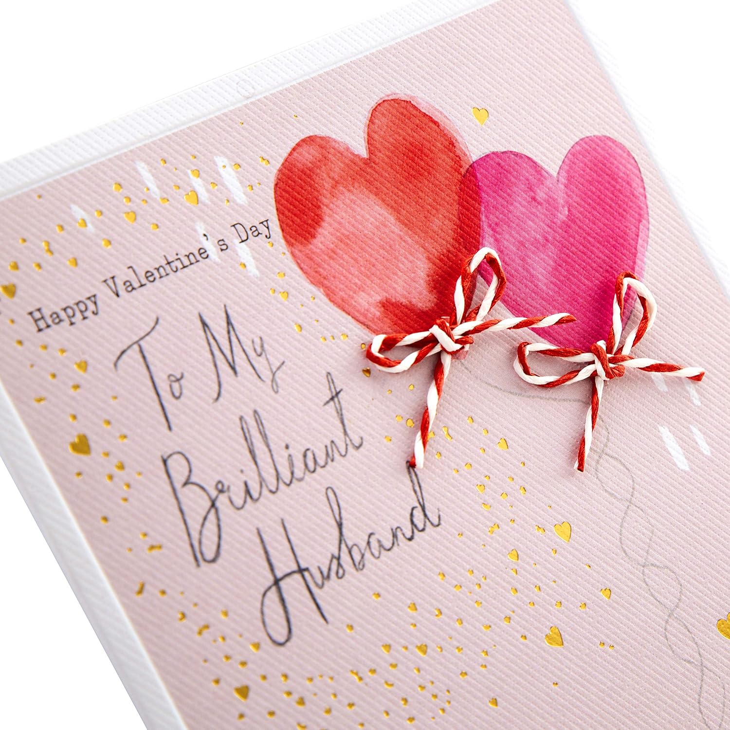 Thumbnail 2 de Hallmark Valentinstagskarte für Ehemann – niedliche Hunde & Herzballons, rosa