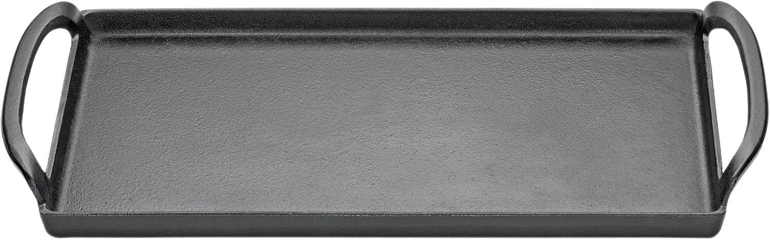Detalle de KÜCHENPROFI PROVENCE płyta grillowa Plancha 38 cm, żeliwna, emaliowana