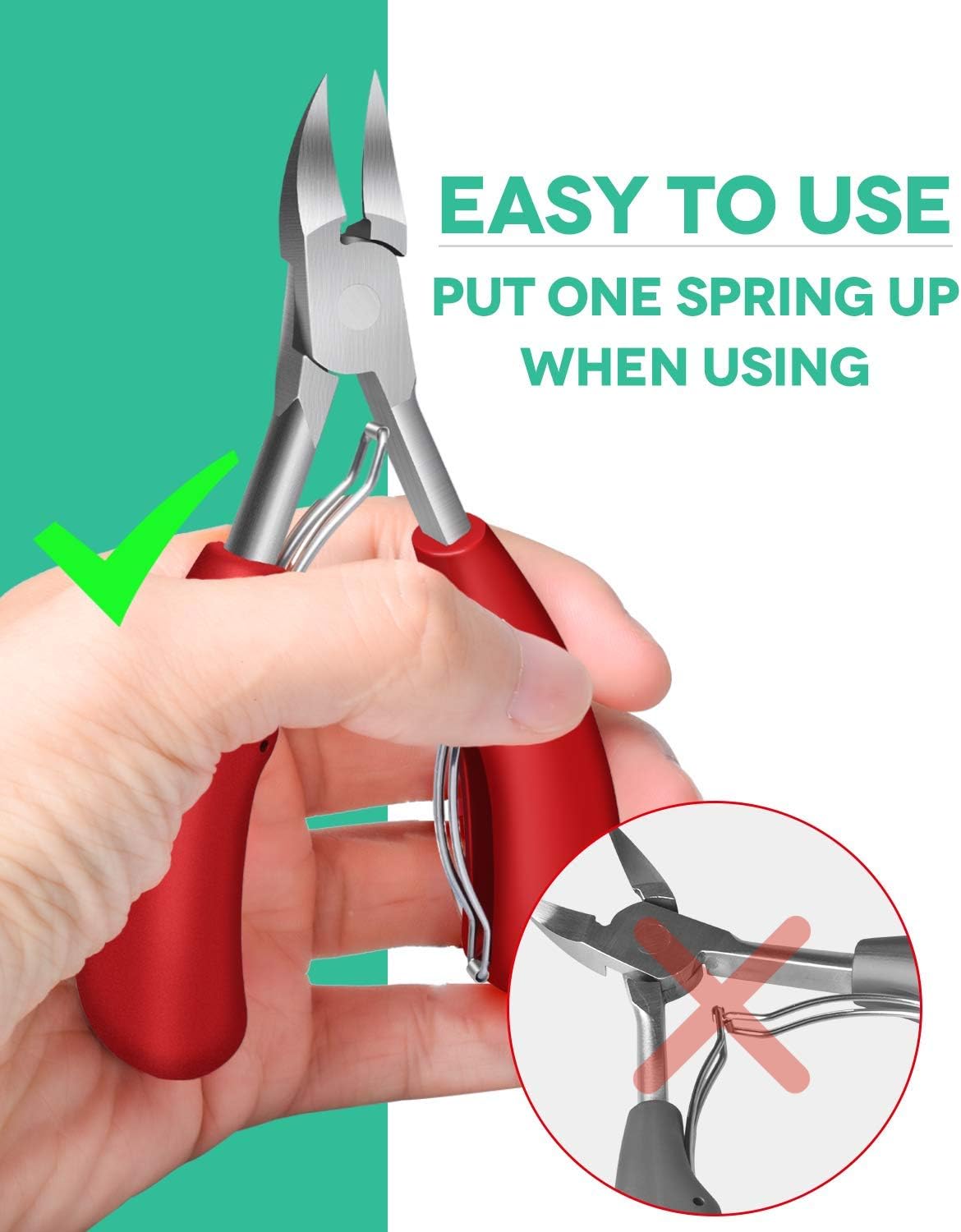 Thumbnail 4 de Softale Podiatrist Nail Clippers 1.5in