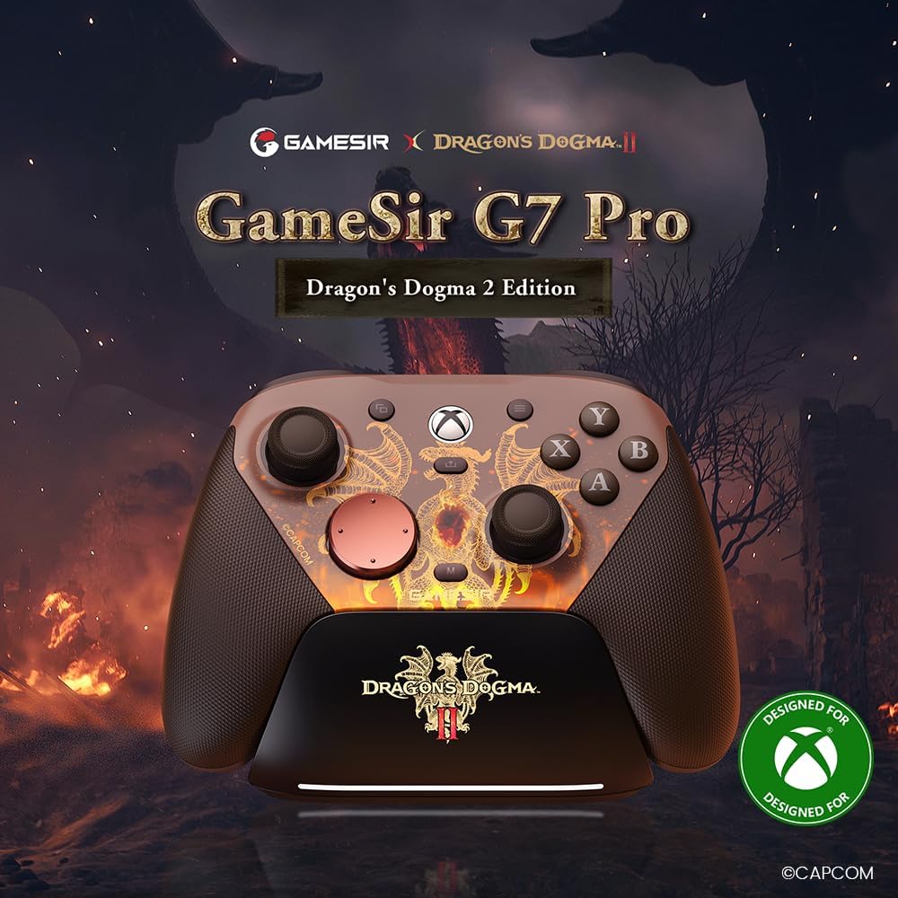 Detalle de GameSir G7 Pro Wired Xbox Controller for Series X|S Dragon’s Dogma II Edition