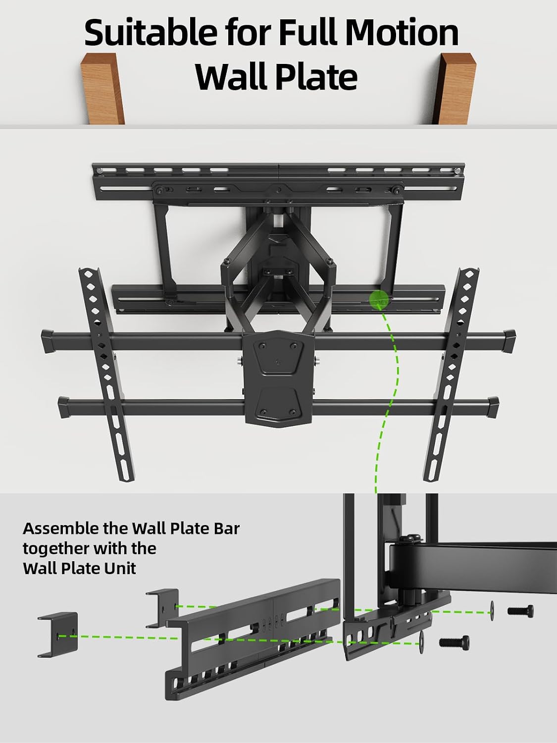 Detalle de USX MOUNT XAS702 TV Mount Extension Bracket, 16–24-Inch Wood Studs