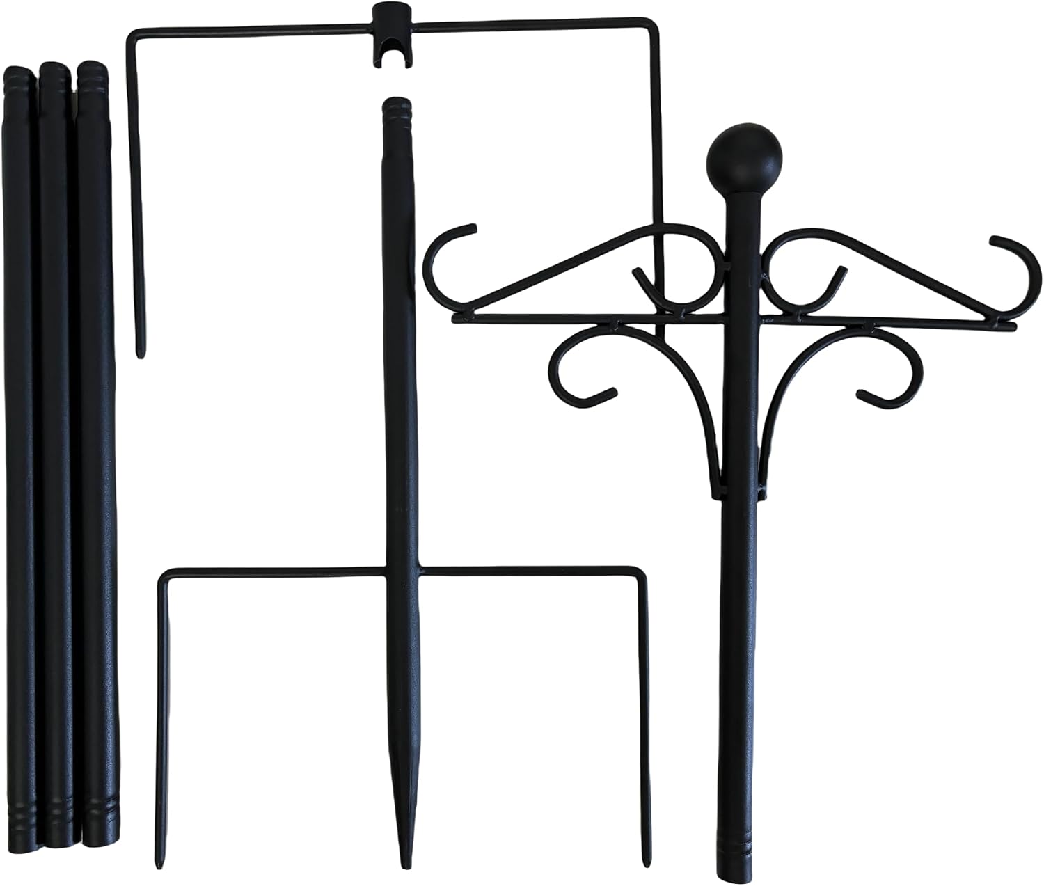 Detalle de QUZGVEXA Bird Feeder Pole: Extra-Tall, Heavy-Duty Garden Hook System