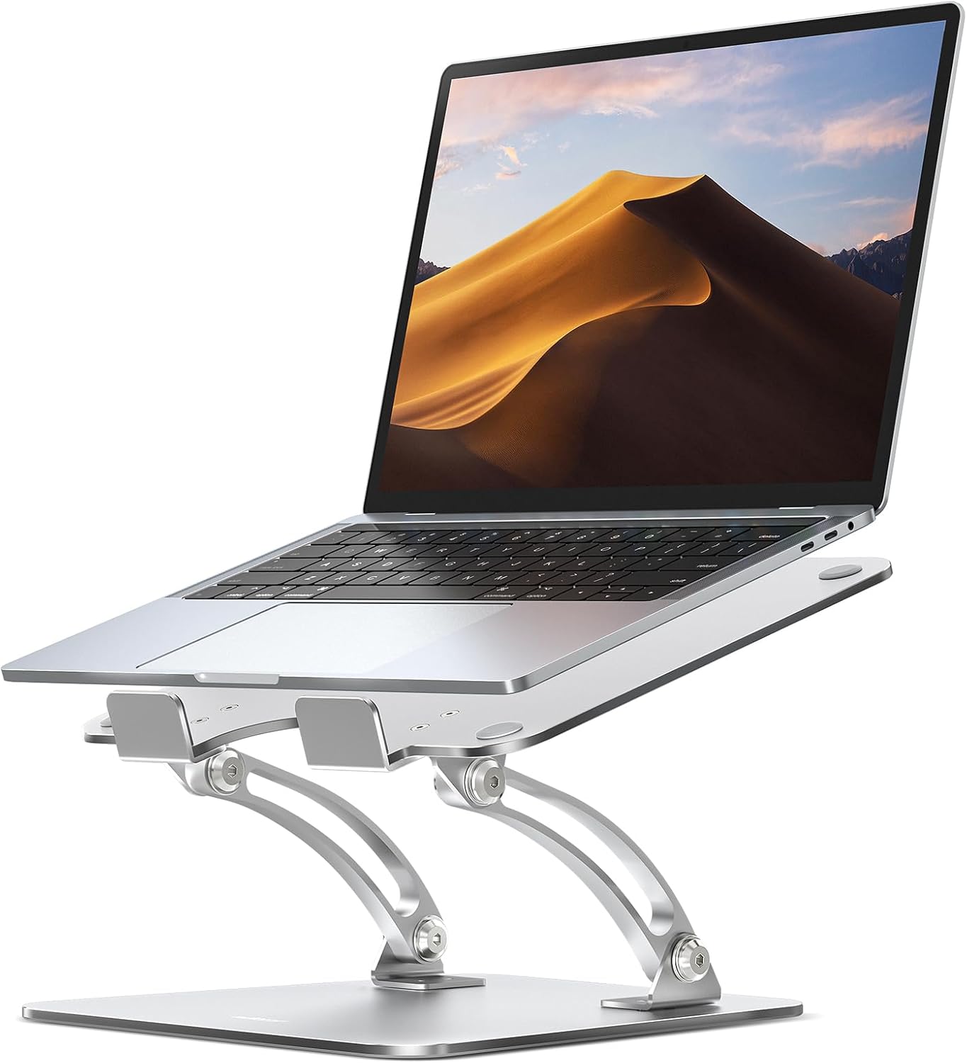 Nulaxy Adjustable Laptop Stand for Desk: Ergonomic, Foldable Aluminium Riser