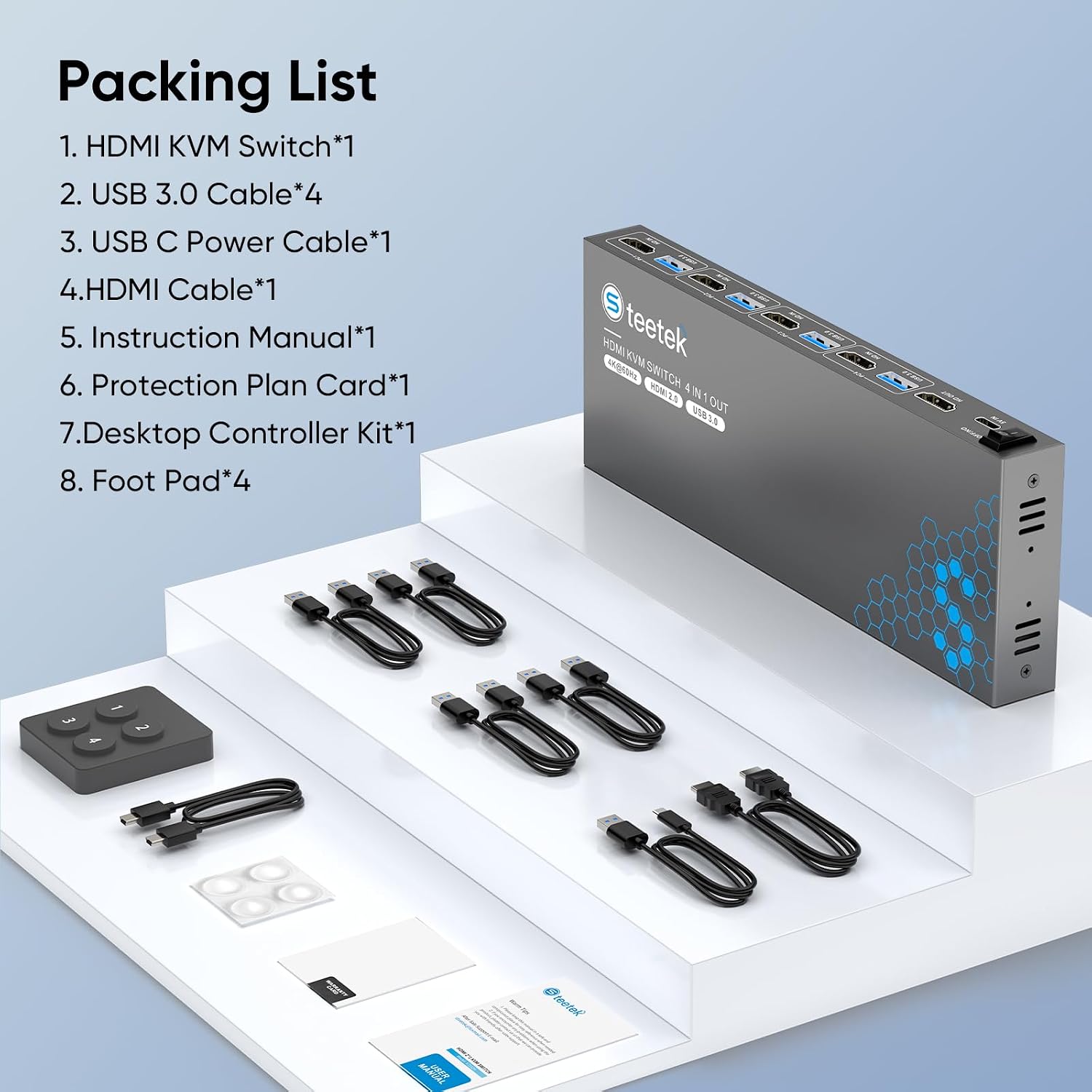 Thumbnail 6 de HDMI KVM switch, 4-port