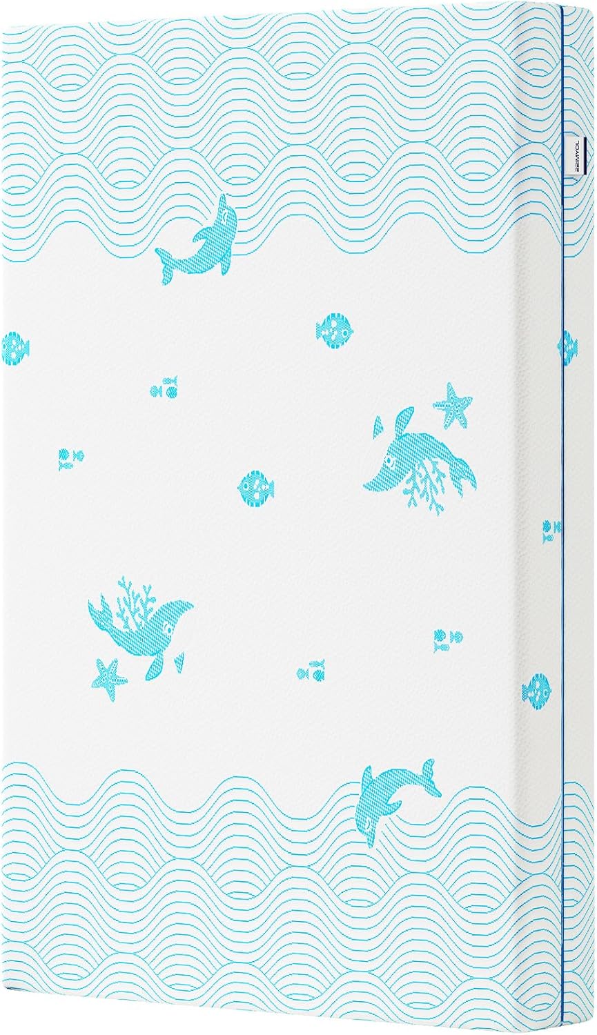 Detalle de JOYMISS JM01 Breathable Crib & Toddler Mattress, Dual-Sided Foam, Tencel Cover