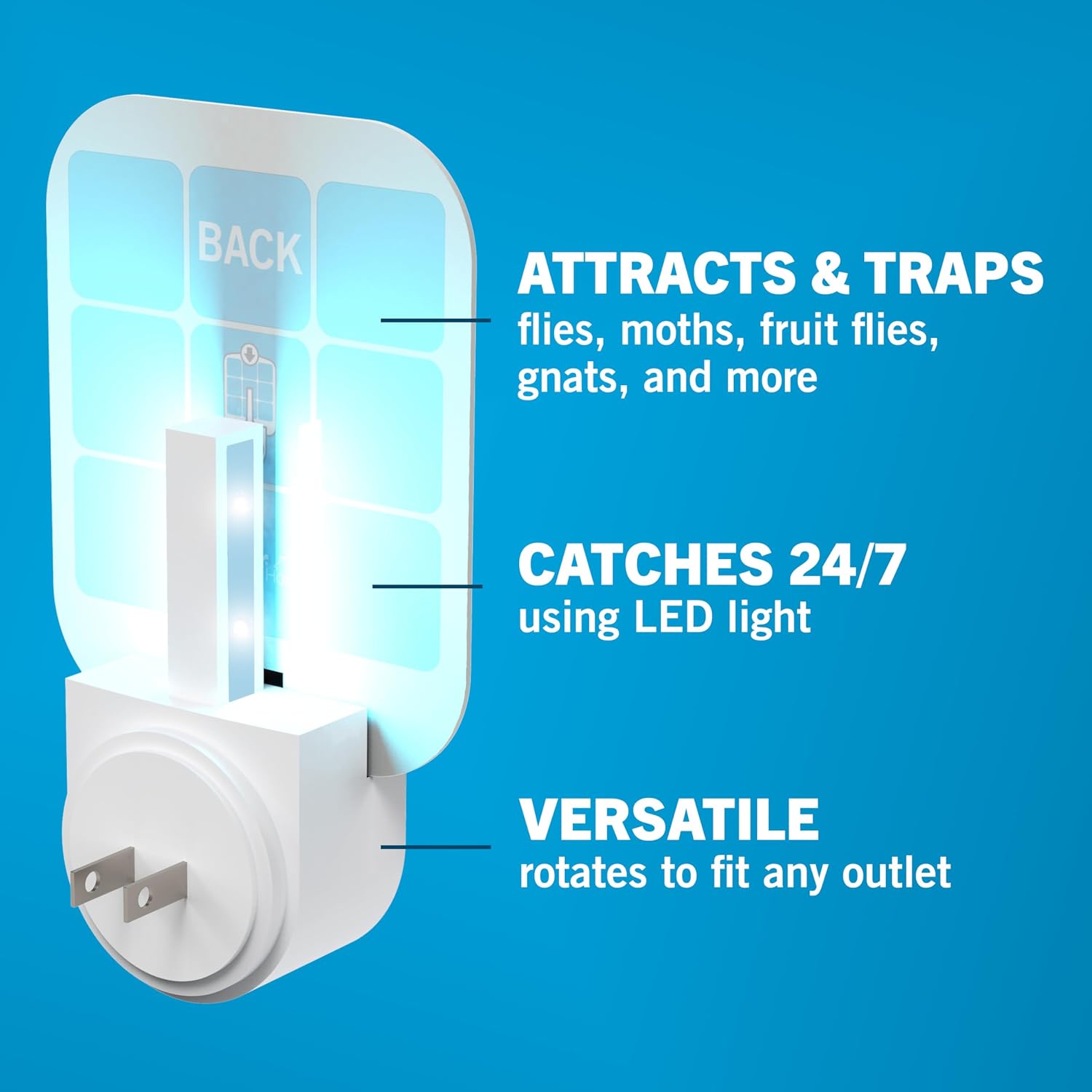 Thumbnail 6 de Safer Home Flying Insect Trap, Plug-in 2-Pack: UV Light, No Chemicals