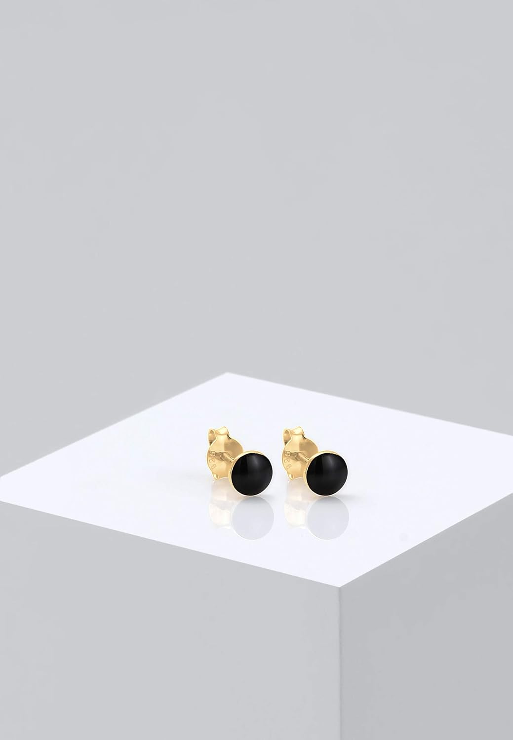 Thumbnail 6 de Elli Kreis Basic Geo Ohrstecker 925 Silber Vergoldet