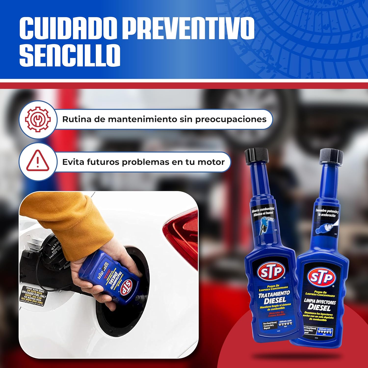 Thumbnail 5 de STP Pack pre ITV limpia inyectores diesel 400 ml