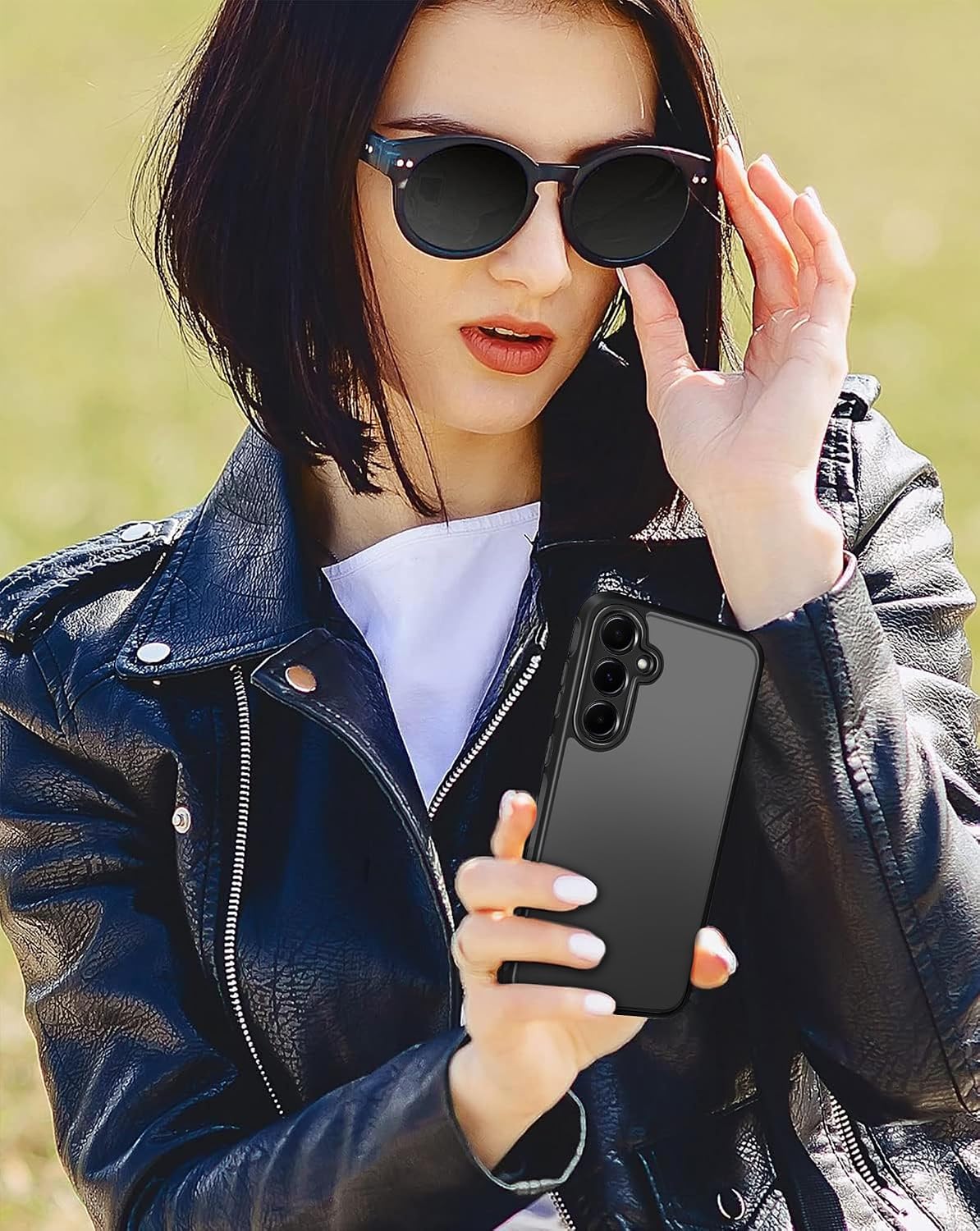 Thumbnail 7 de ivoler Funda Mate Negro para Samsung Galaxy A55 5G 🌟 Protección Total y Elegante