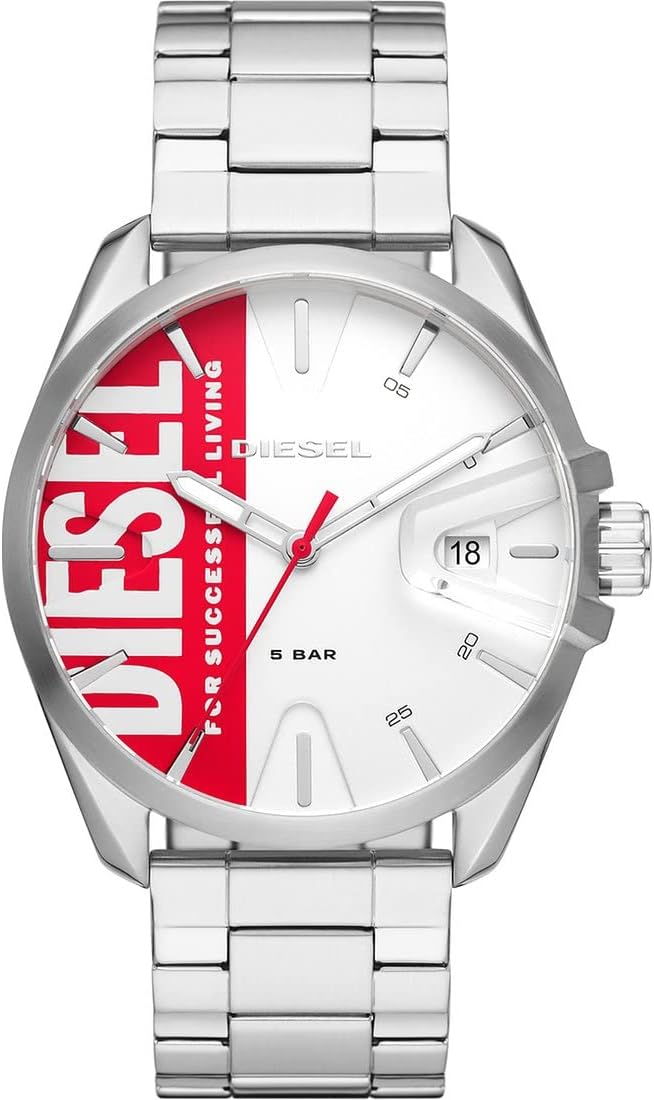 Thumbnail 6 de Diesel MS9 Montre Homme - Quartz à trois aiguilles avec bracelet acier ou cuir