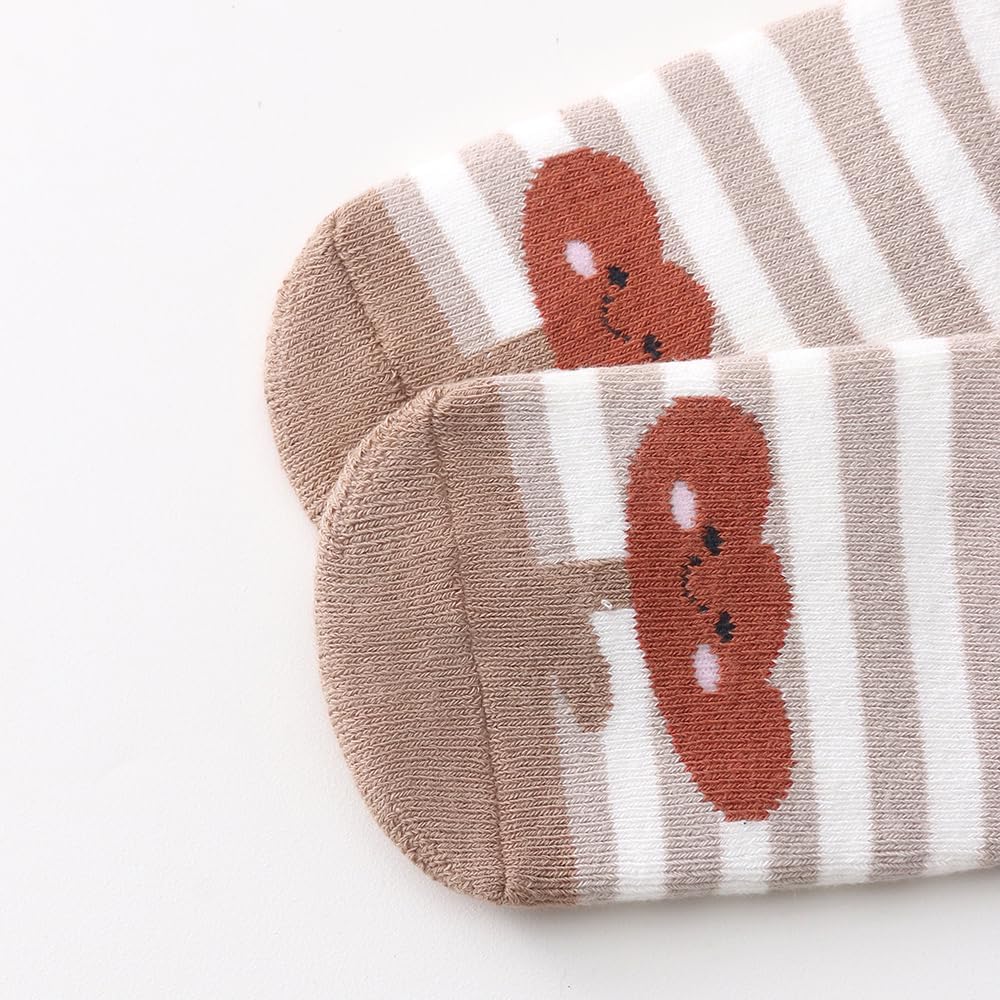 Thumbnail 2 de FedMois 5 Pairs Baby & Kids Warm Winter Crew Socks with Anti-Skid Grip