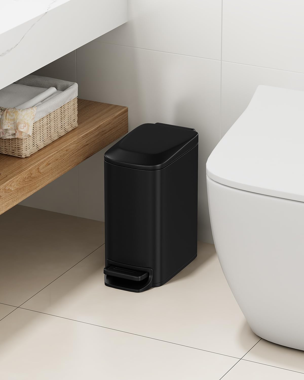 Thumbnail 6 de TIPGO Slim Bathroom Trash Can 6 L 🗑