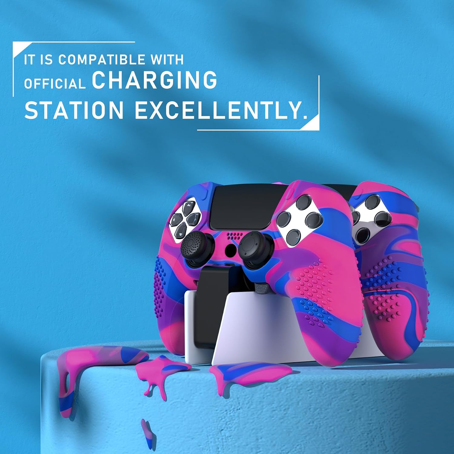 Thumbnail 6 de PlayVital 3D Studded Silicone Case for PS5 Edge