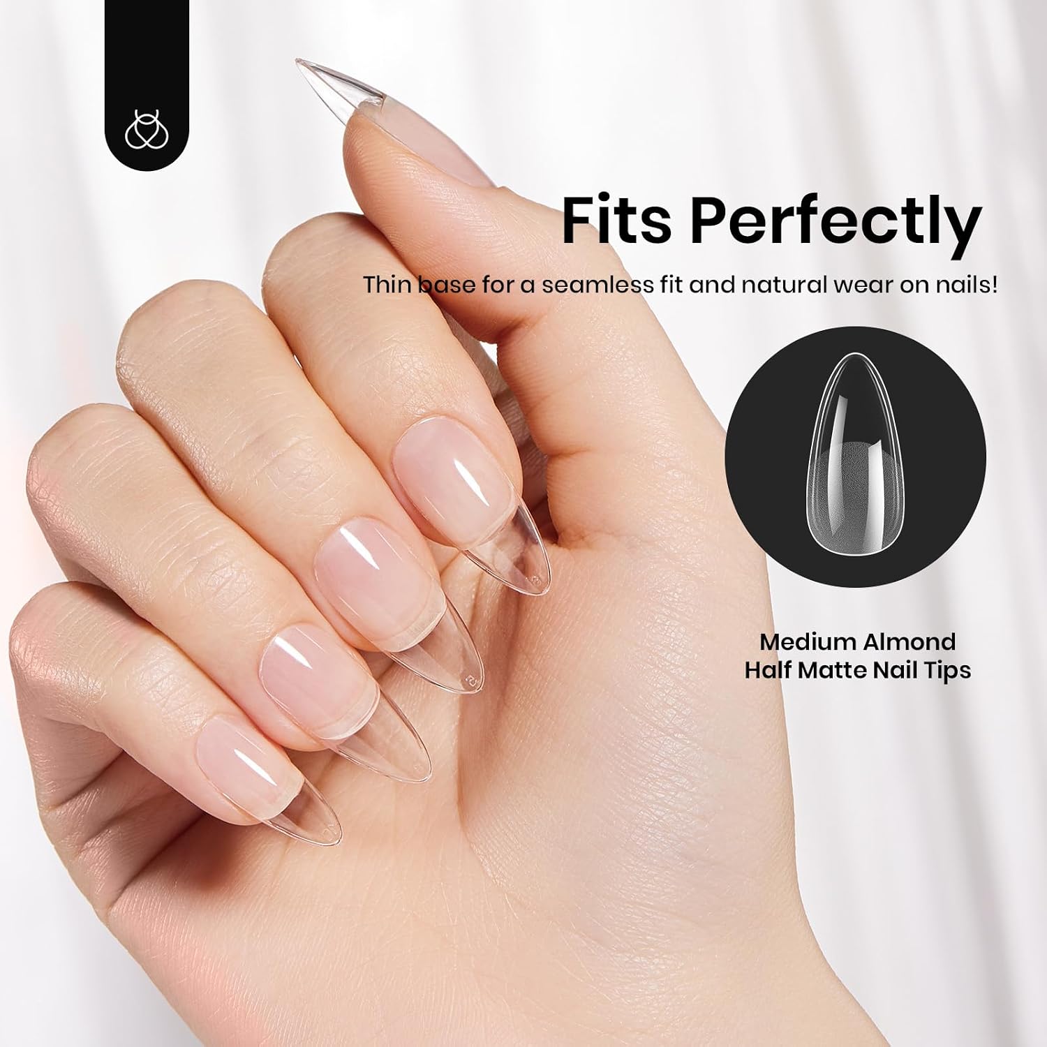 Thumbnail 4 de Beetles Gel Nail Tips Medium Almond 288pcs
